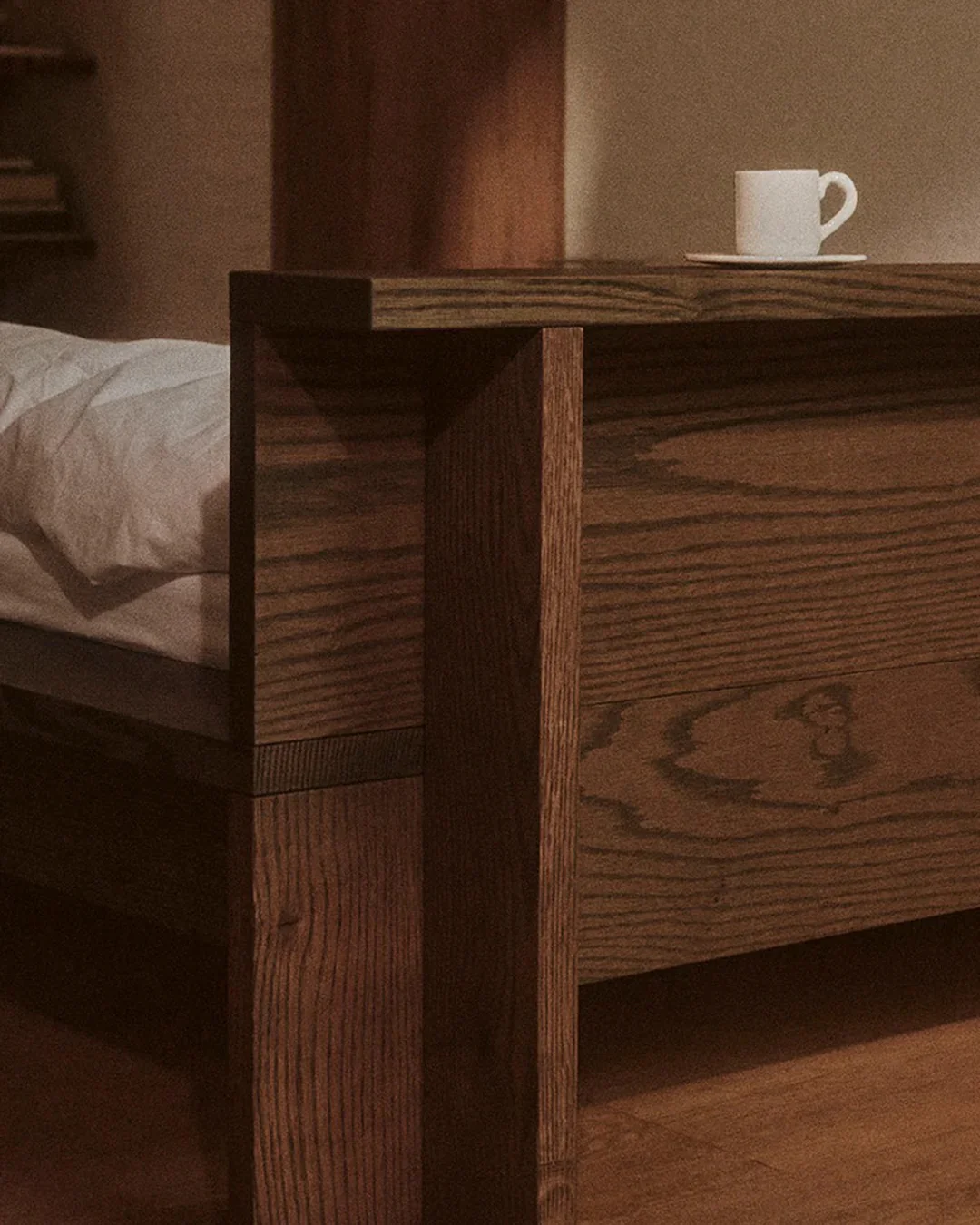 Hem Bed Frame | Smoked Red Oak - Image 7