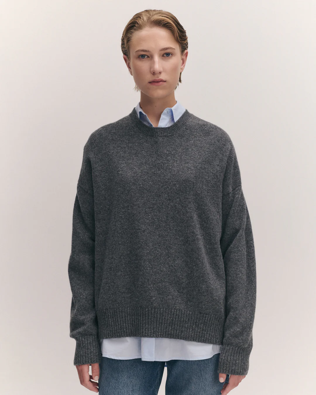 Innes Slouch Crewneck | Derby Grey - Image 2