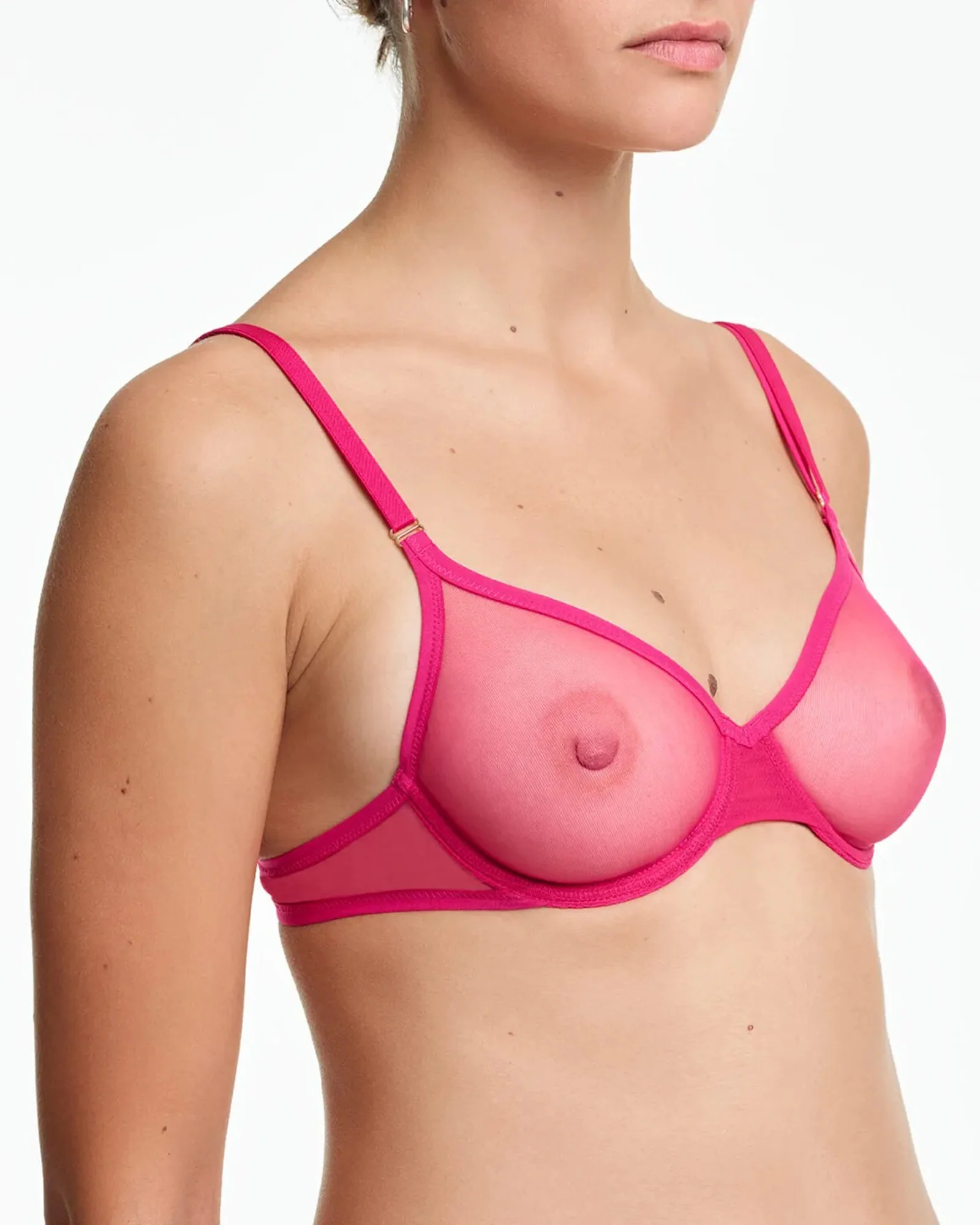 Jeanne Moulded Bra | Indian Pink - Image 3