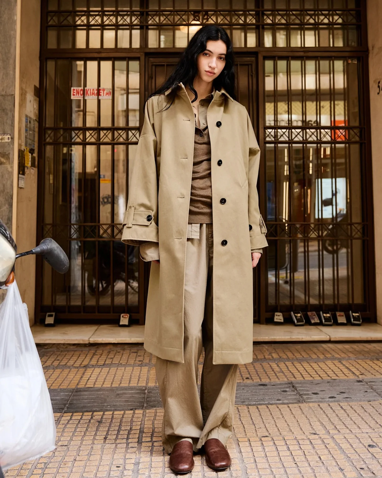 Jo Coat Twill | Classic Khaki - Image 2