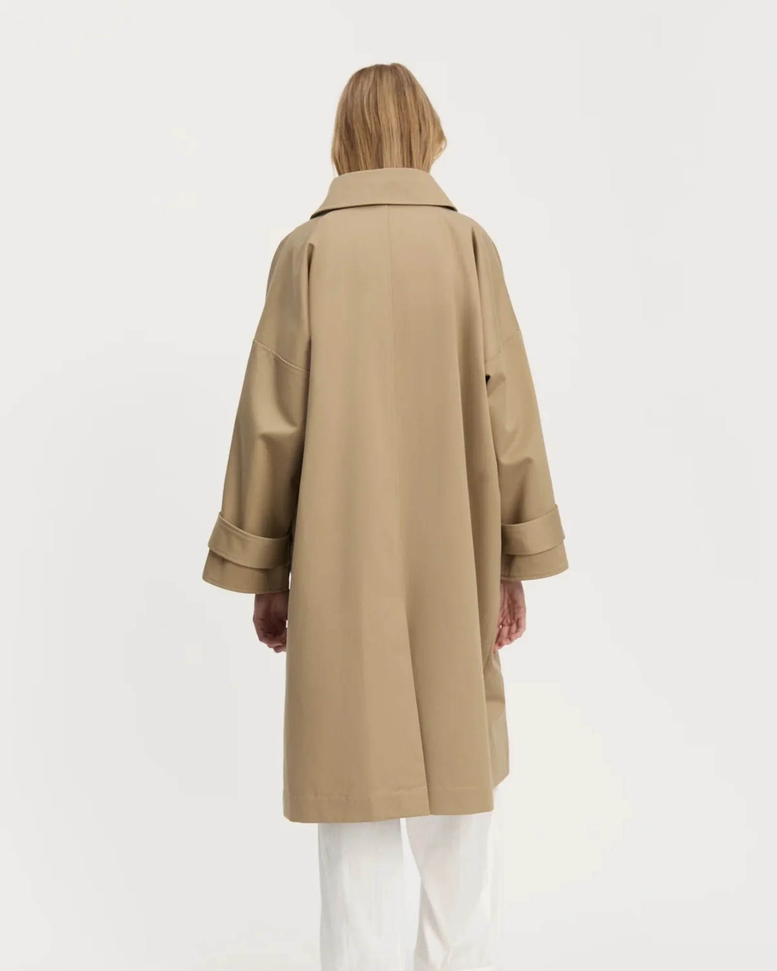 Jo Coat Twill | Classic Khaki - Image 5