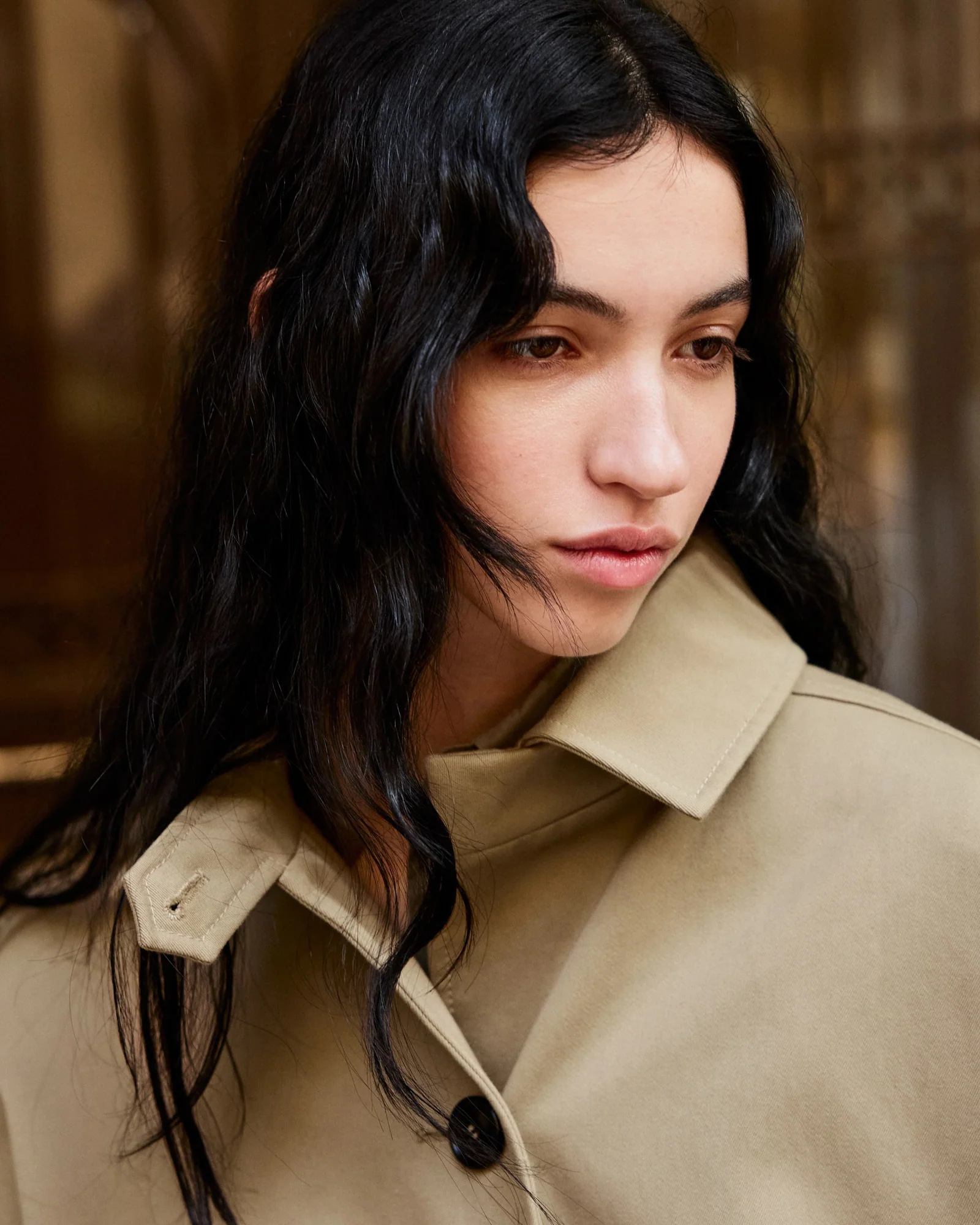 Jo Coat Twill | Classic Khaki - Image 6