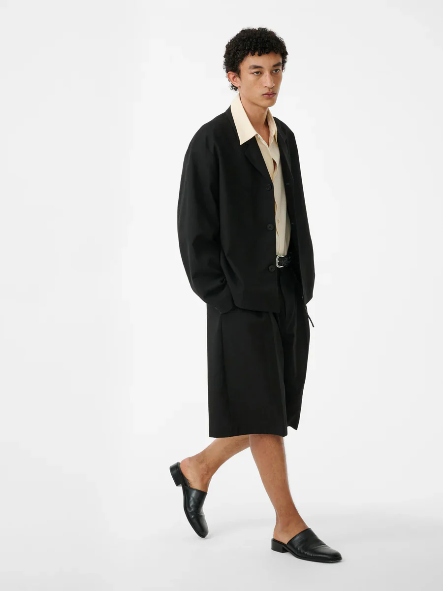 Knee Length Tailored Short | Black - Image 2