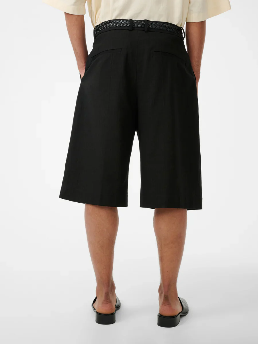 Knee Length Tailored Short | Black - Image 3