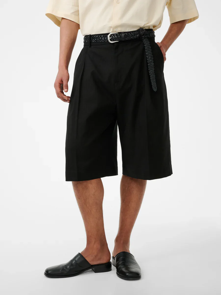 Knee Length Tailored Short | Black - Image 4