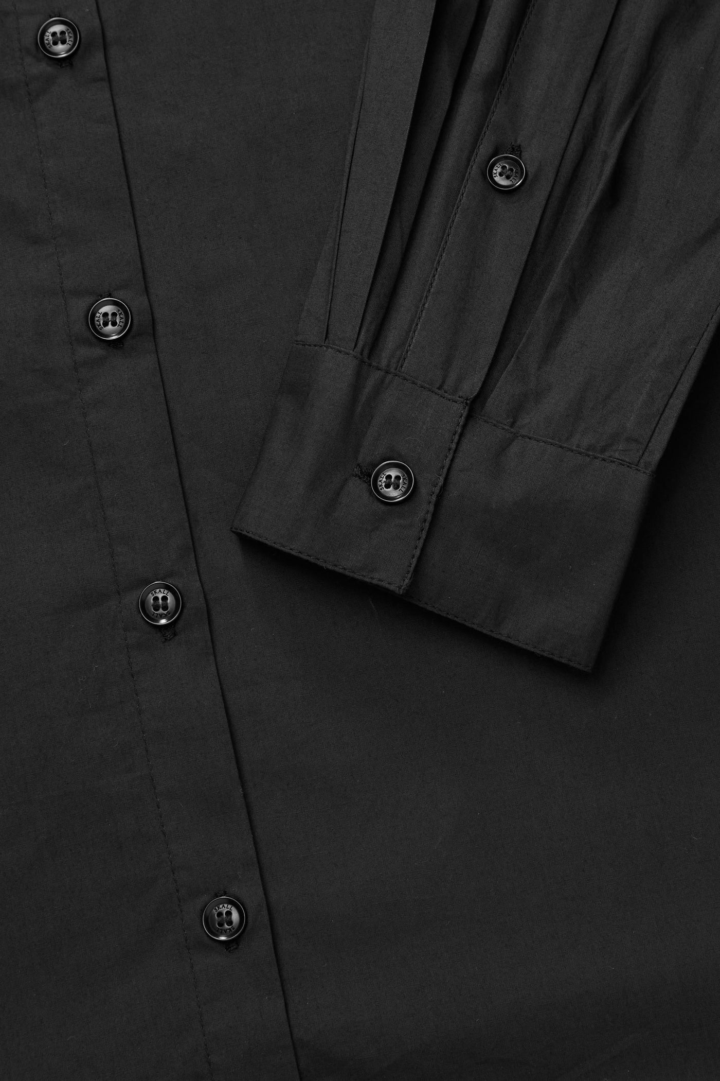 Leigh Shirtdress | Black - Image 5