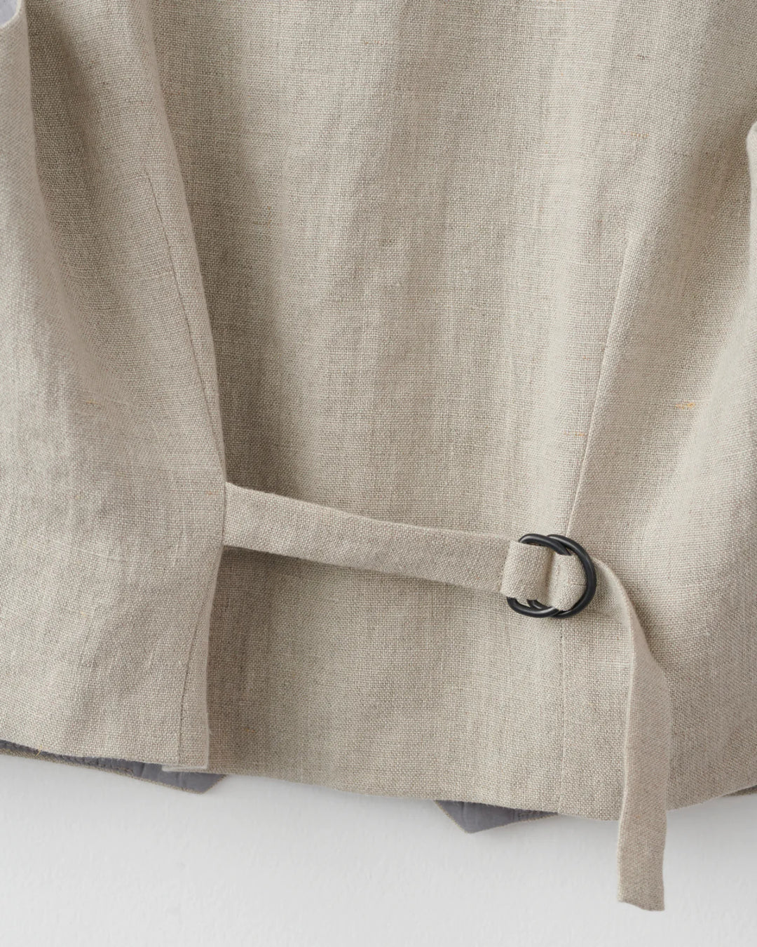Linen Vest | Nature - Image 3