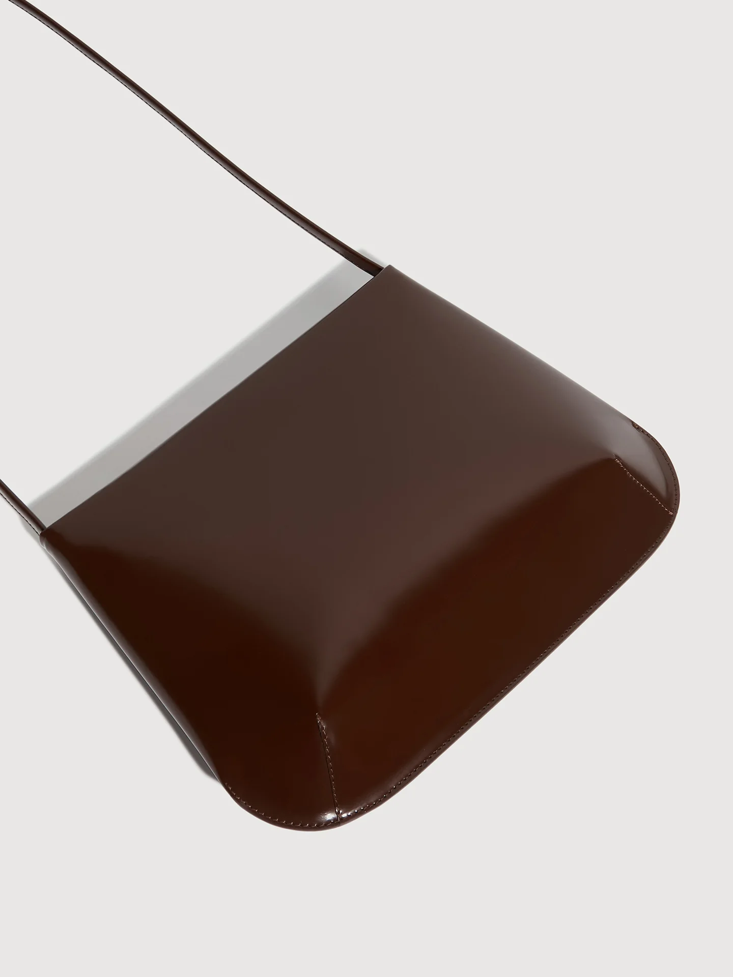 Loge Bag | Choc Spazzolato leather - Image 3