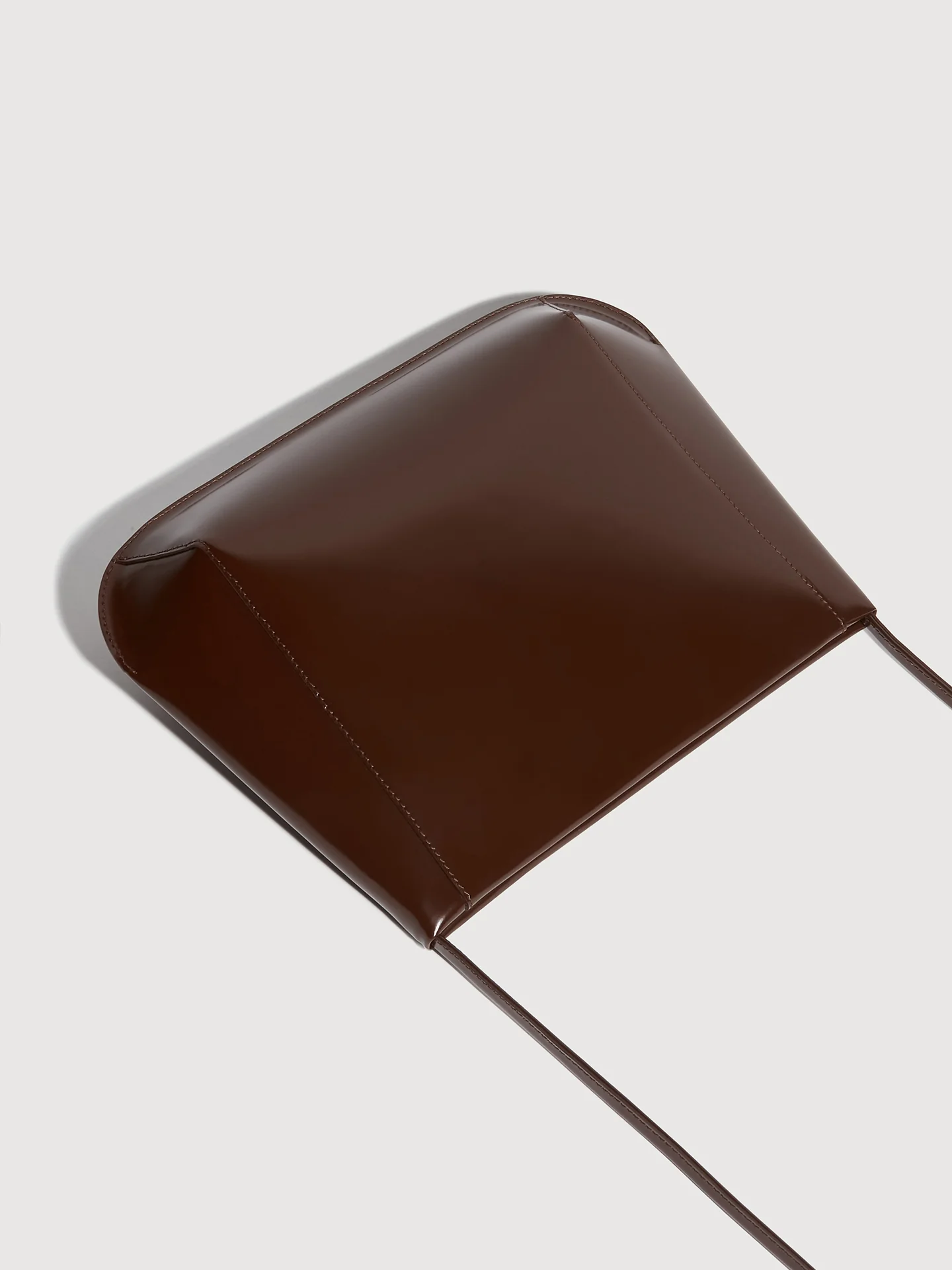 Loge Bag | Choc Spazzolato leather - Image 4