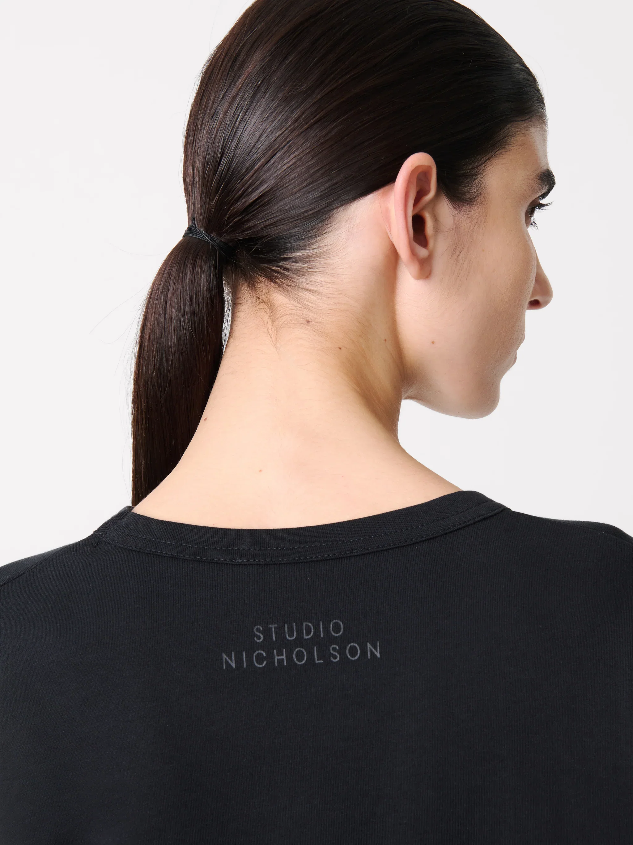 Loop Long Sleeve T-Shirt | Black - Image 7