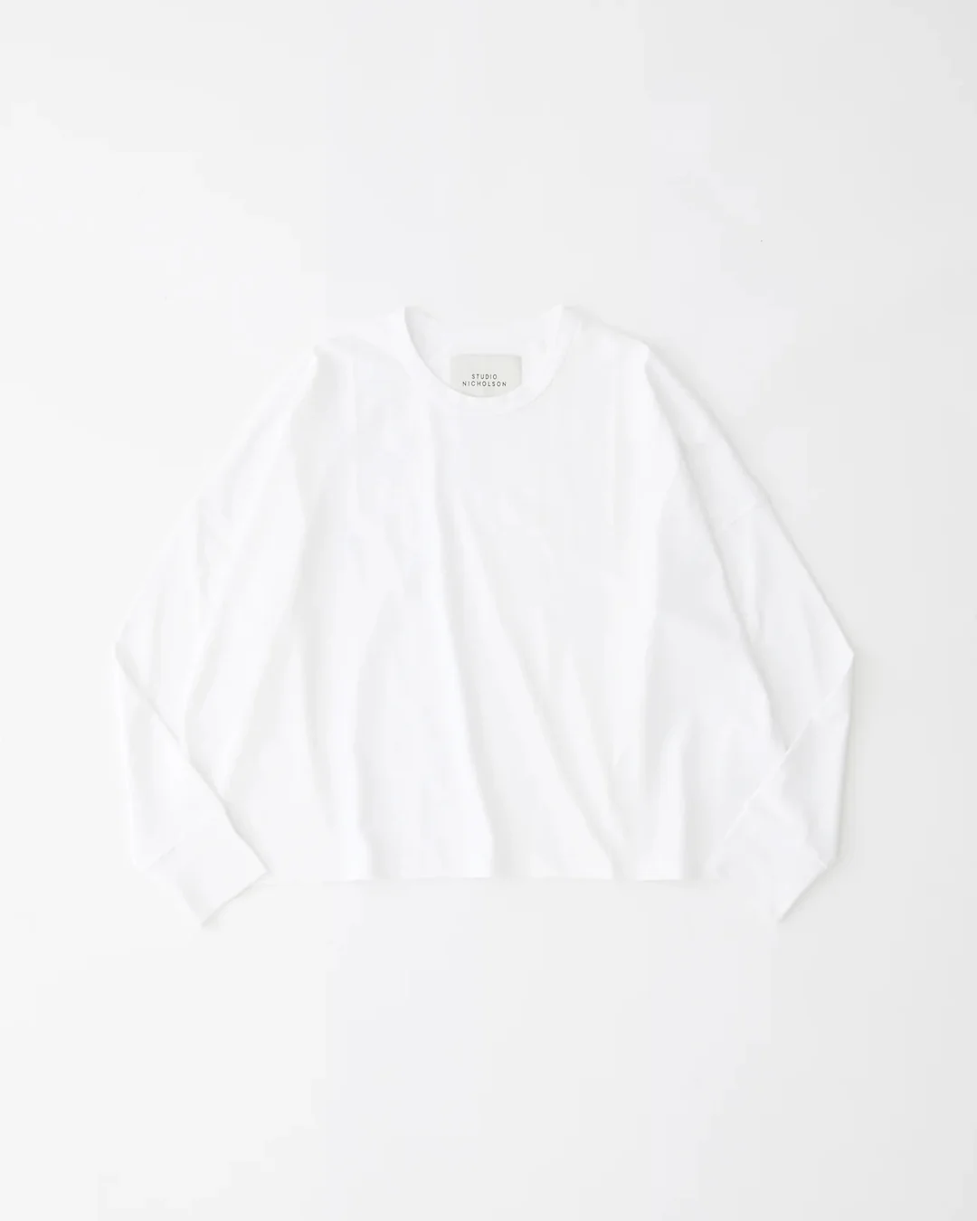 Loop Long Sleeve T-Shirt | Optic White
