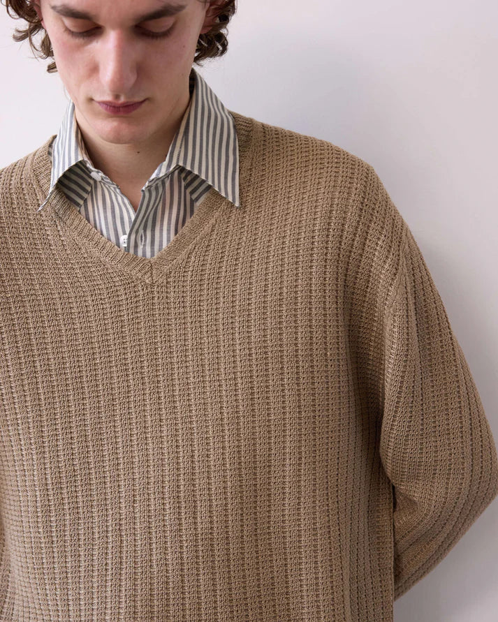 Lounger V Neck | Natural