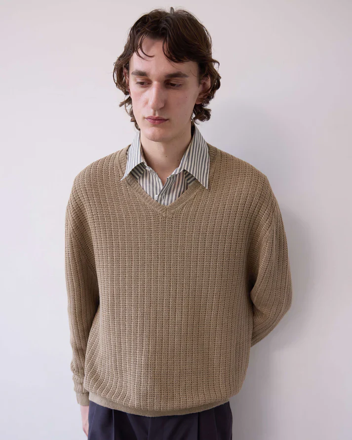 Lounger V Neck | Natural - Image 2