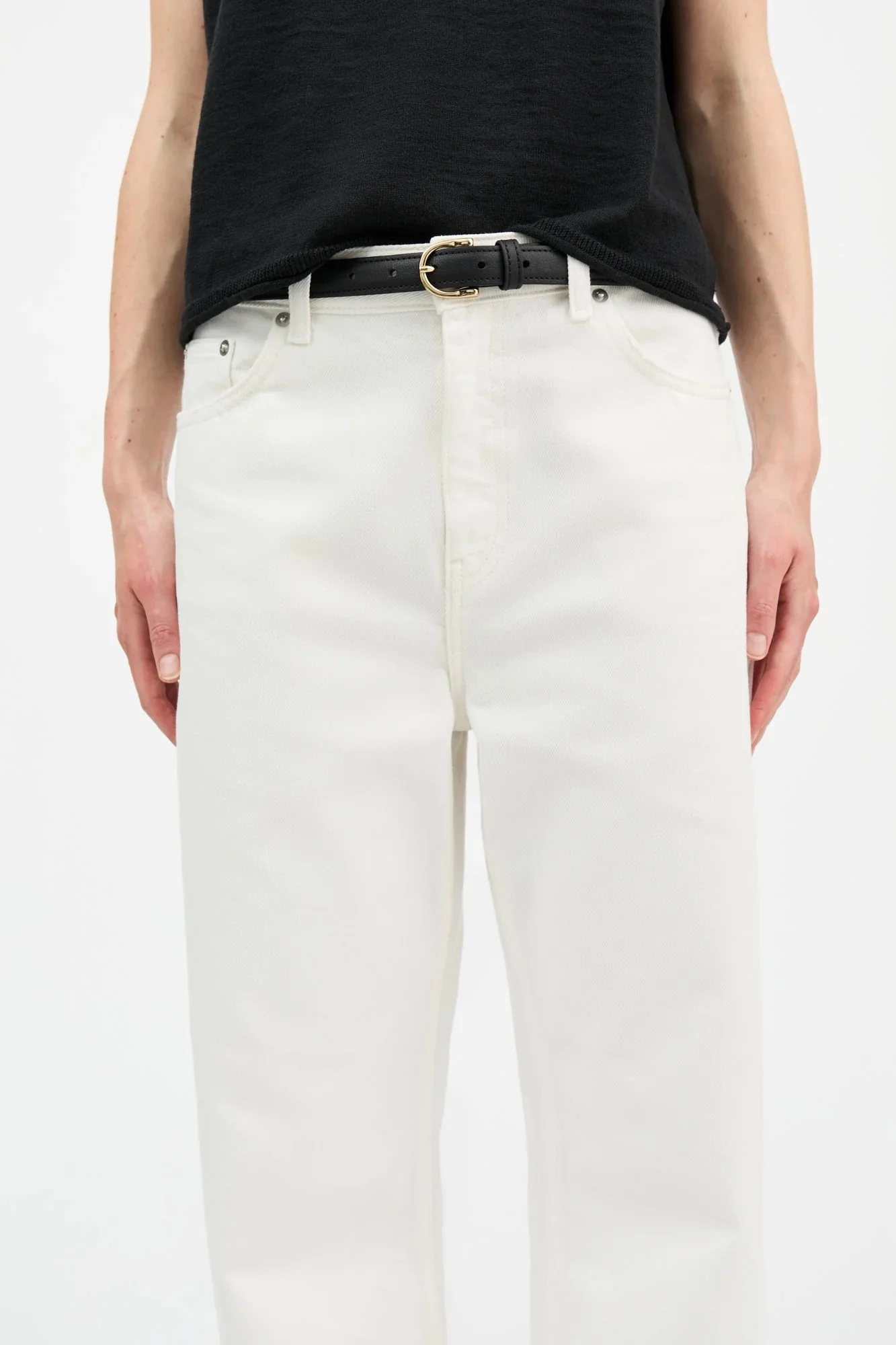 Maddy Straight Jeans | Off White - Image 3