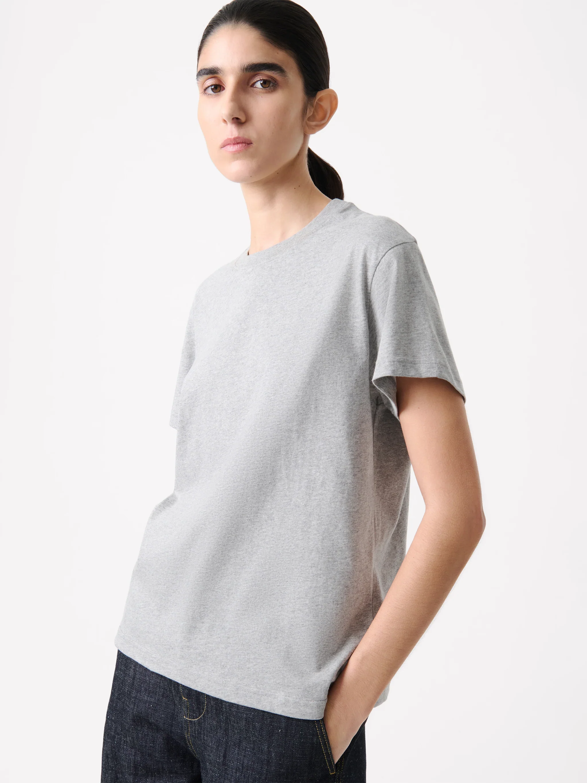 Marine T-Shirt | Grey Marl - Image 3