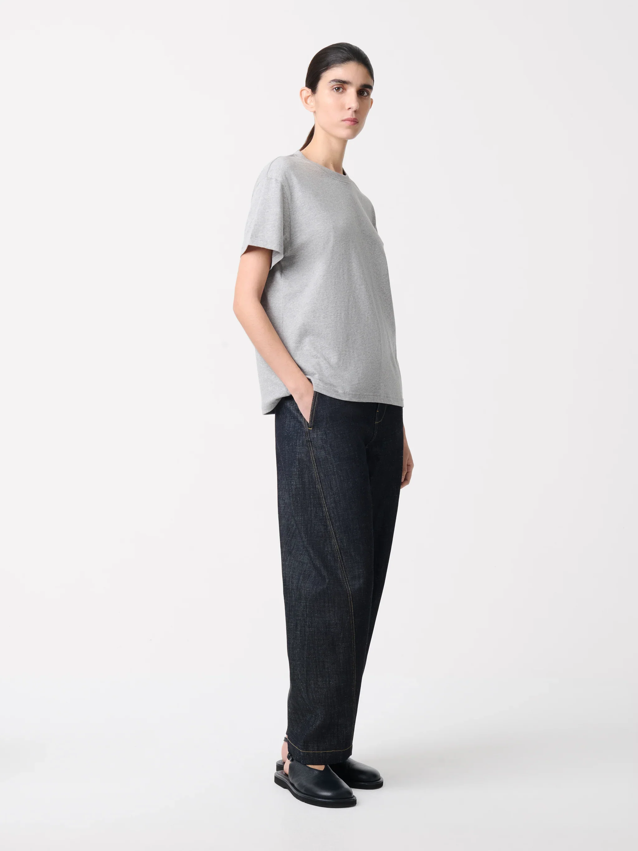 Marine T-Shirt | Grey Marl - Image 5