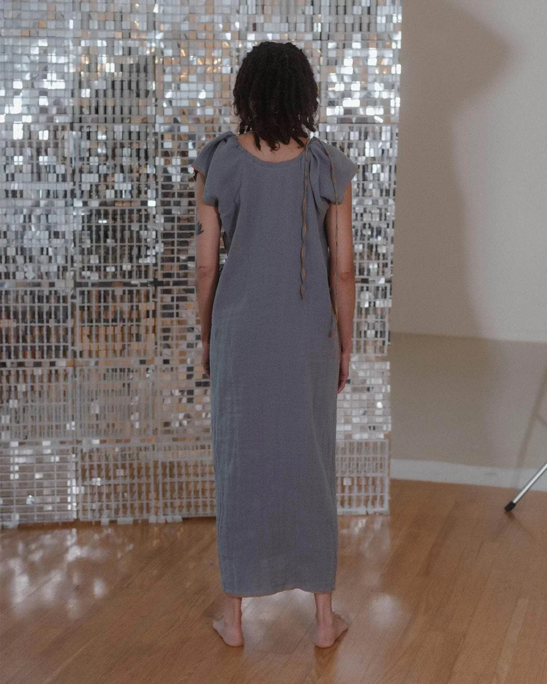 Max Dress | Bayon Grey/Yellow - Image 3