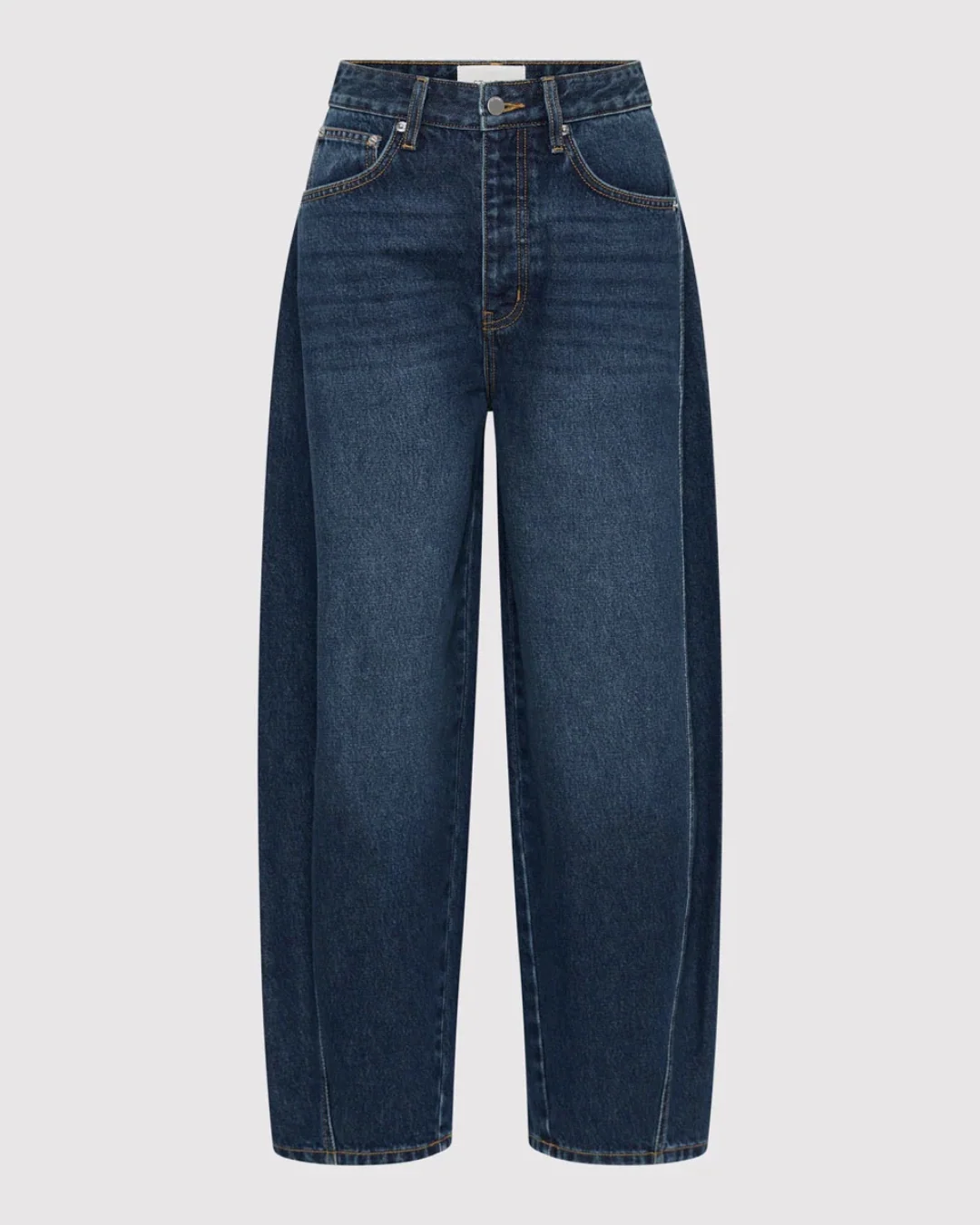 Mid Rise Balloon Jeans | Dark Indigo