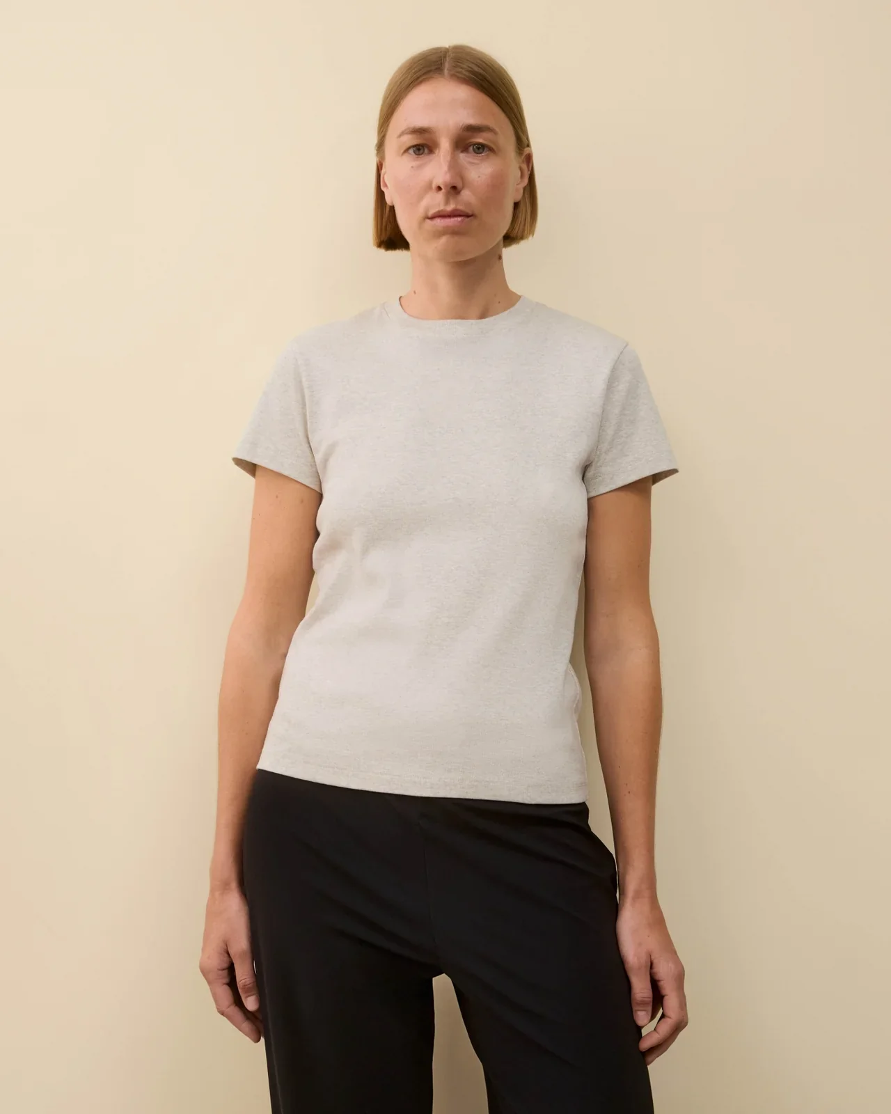 Monica Tee | Heather Grey - Image 2
