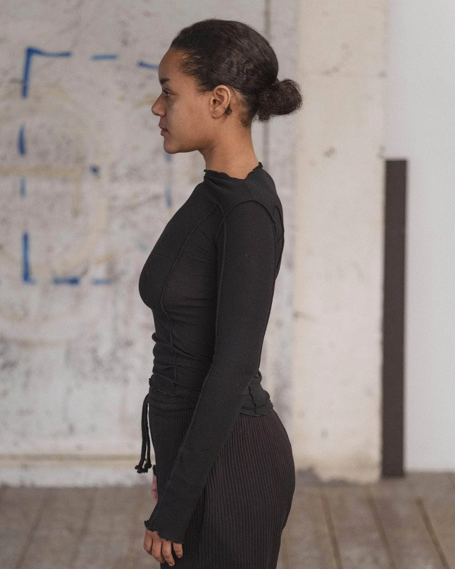 Omato Long Sleeve Tee |Â Black - Image 3