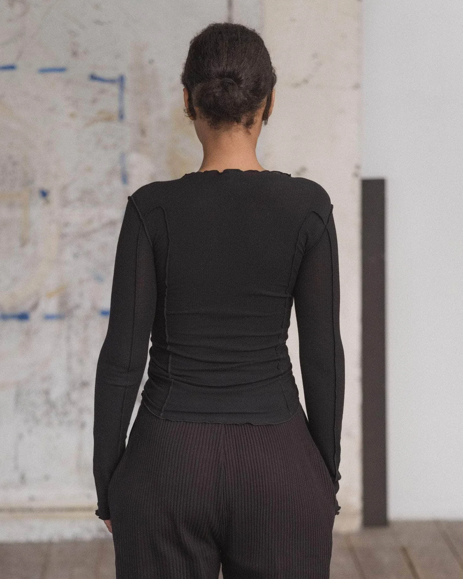 Omato Long Sleeve Tee |Â Black - Image 4