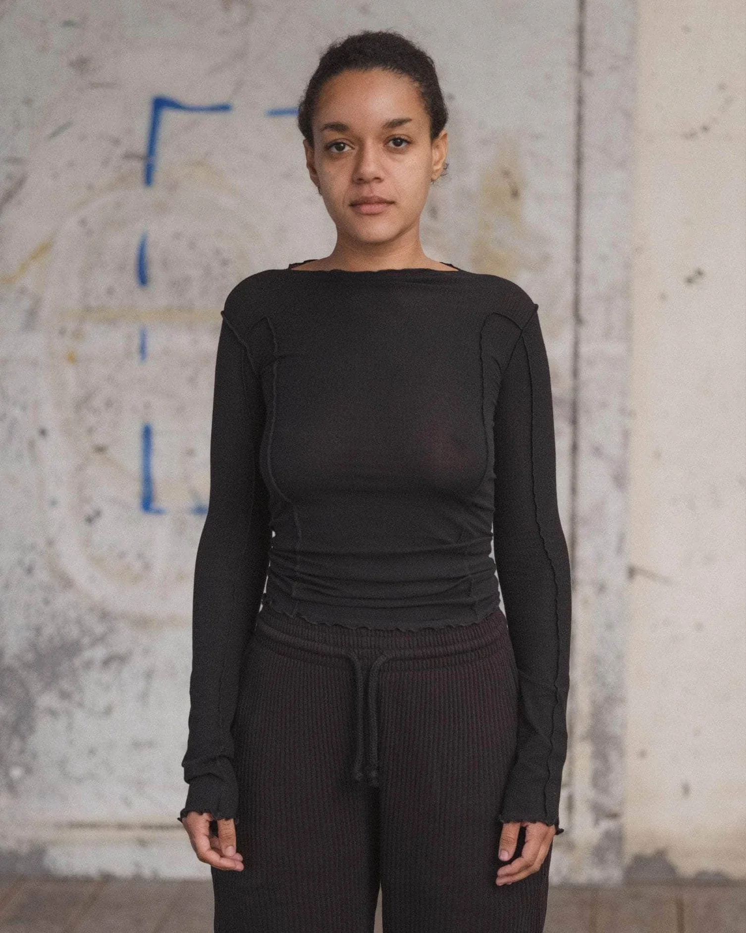 Omato Long Sleeve Tee |Â Black - Image 5