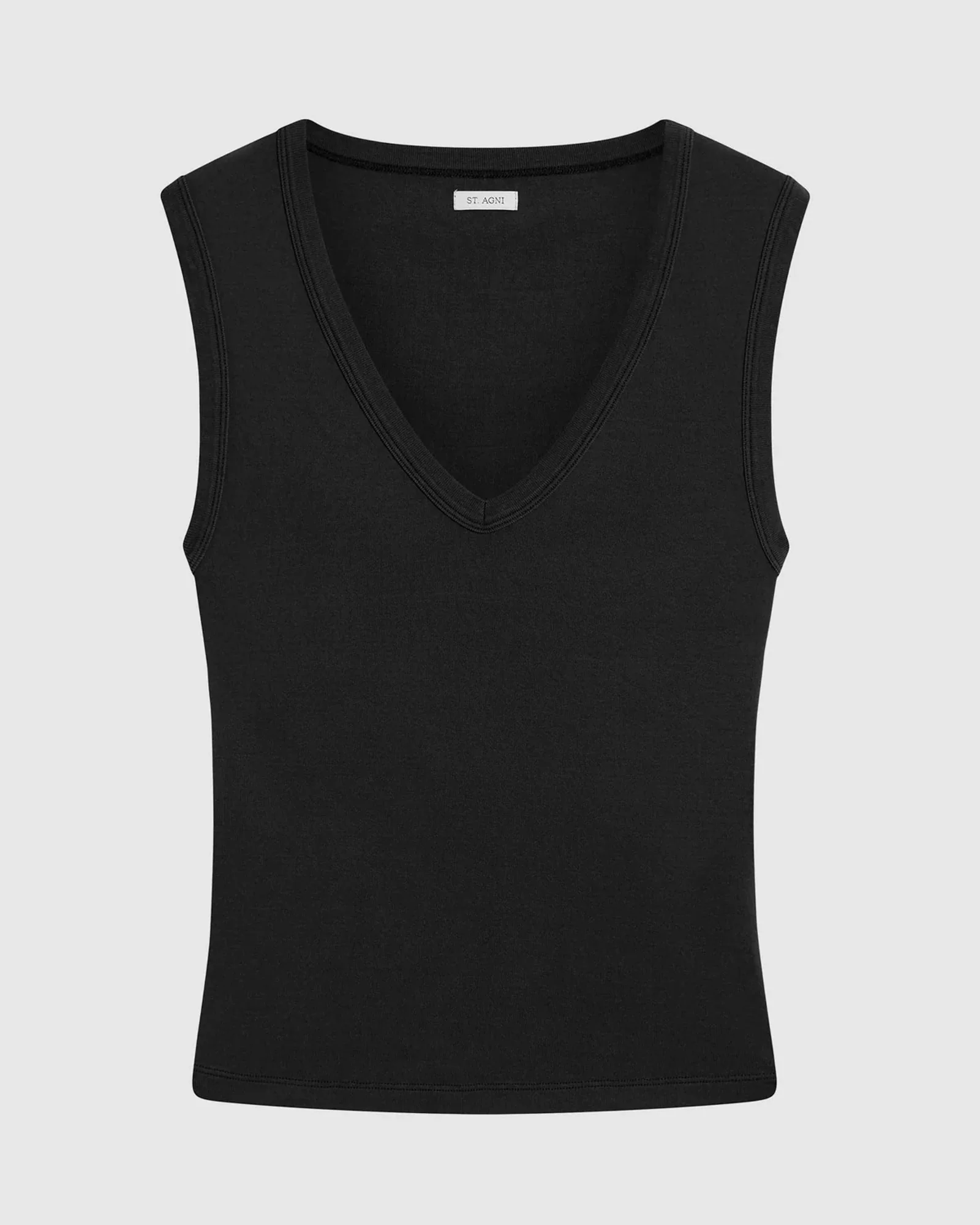 Organic Cotton 90s Top | Jet Black