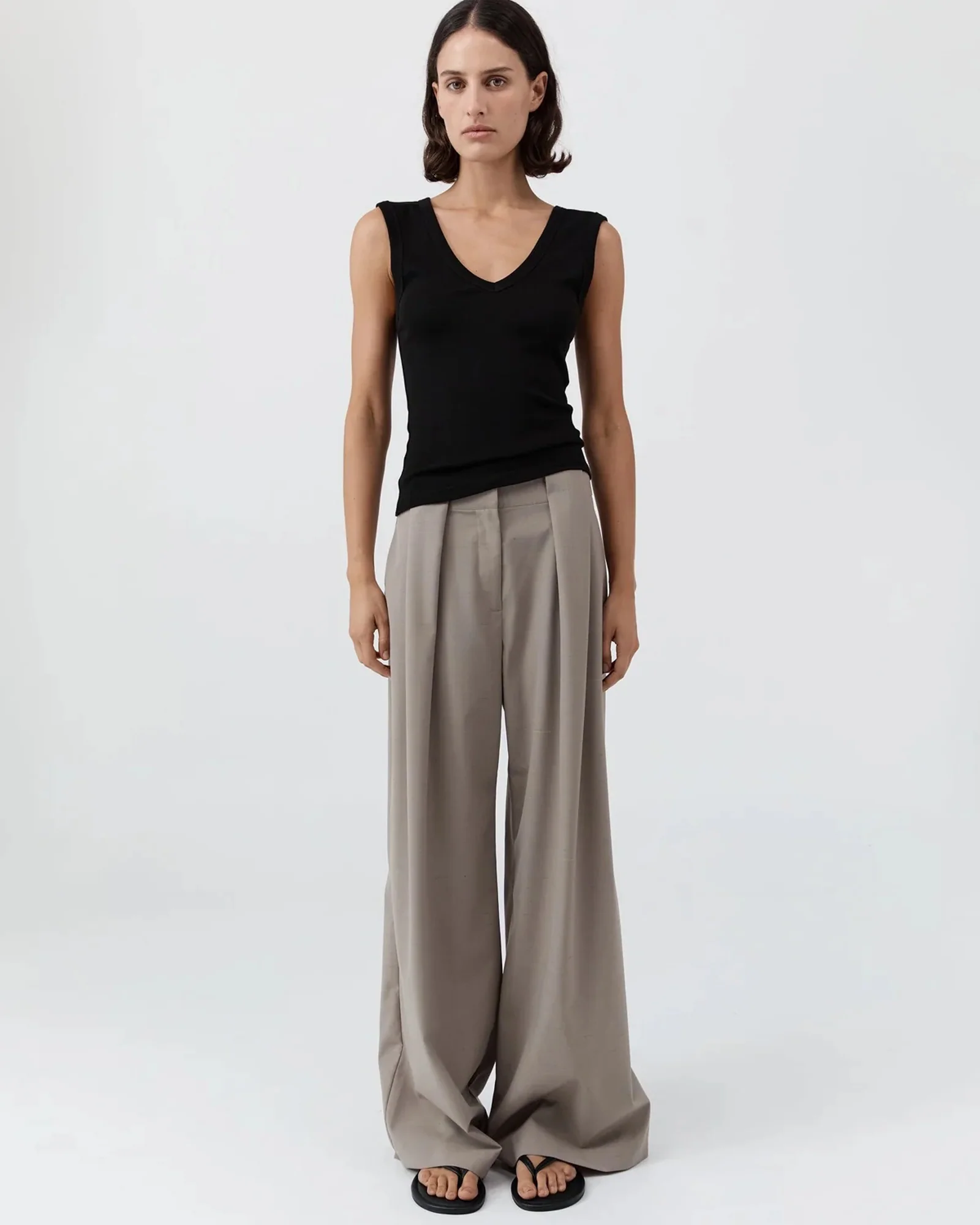 Organic Cotton 90s Top | Jet Black - Image 3