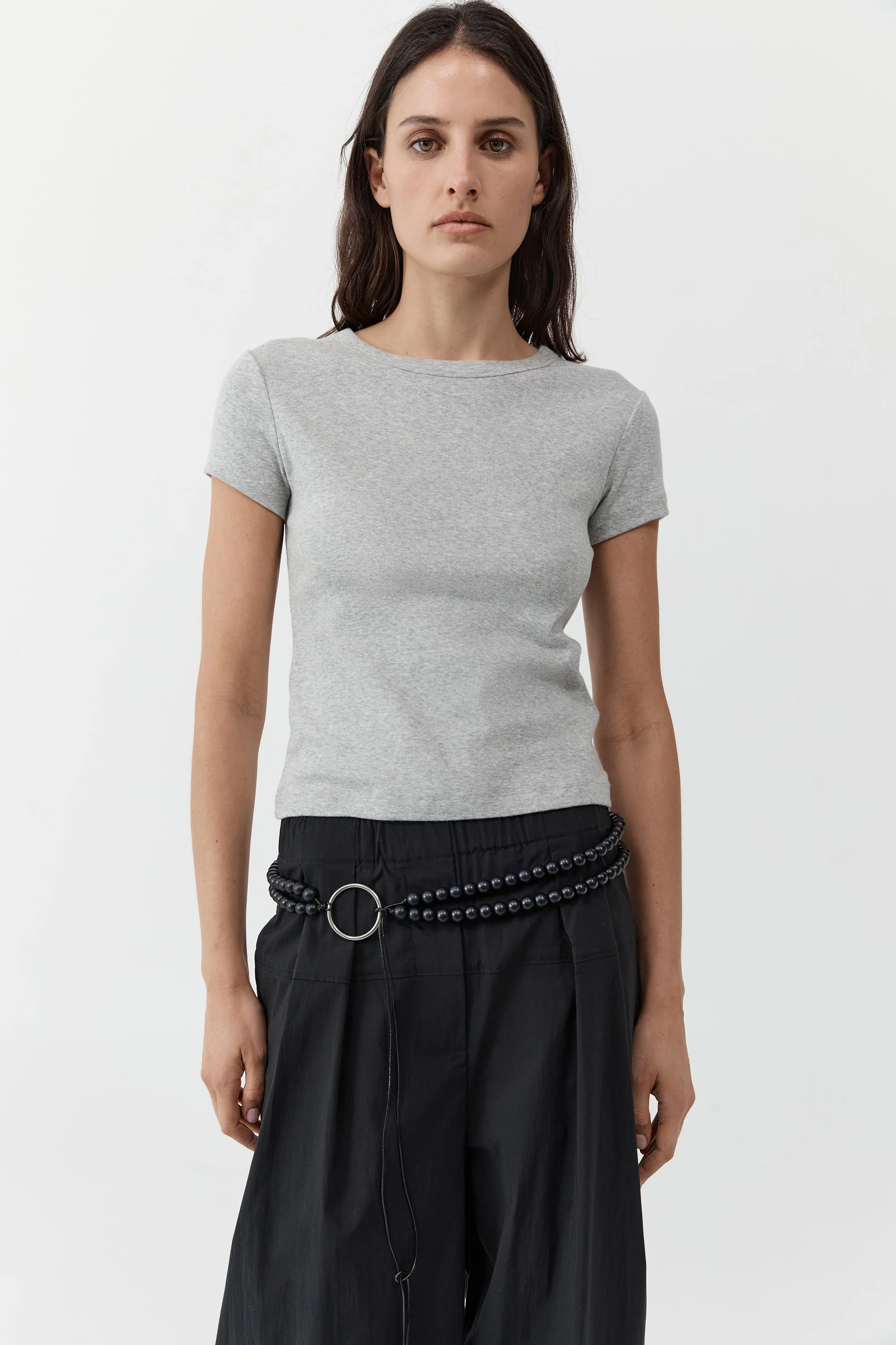 Organic Cotton Baby Tee | Grey Marle - Image 2
