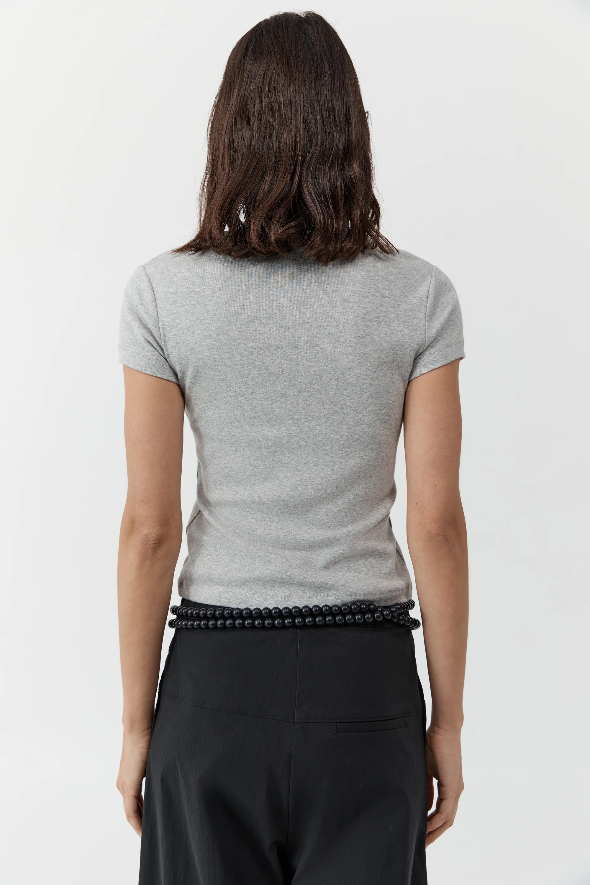 Organic Cotton Baby Tee | Grey Marle - Image 3