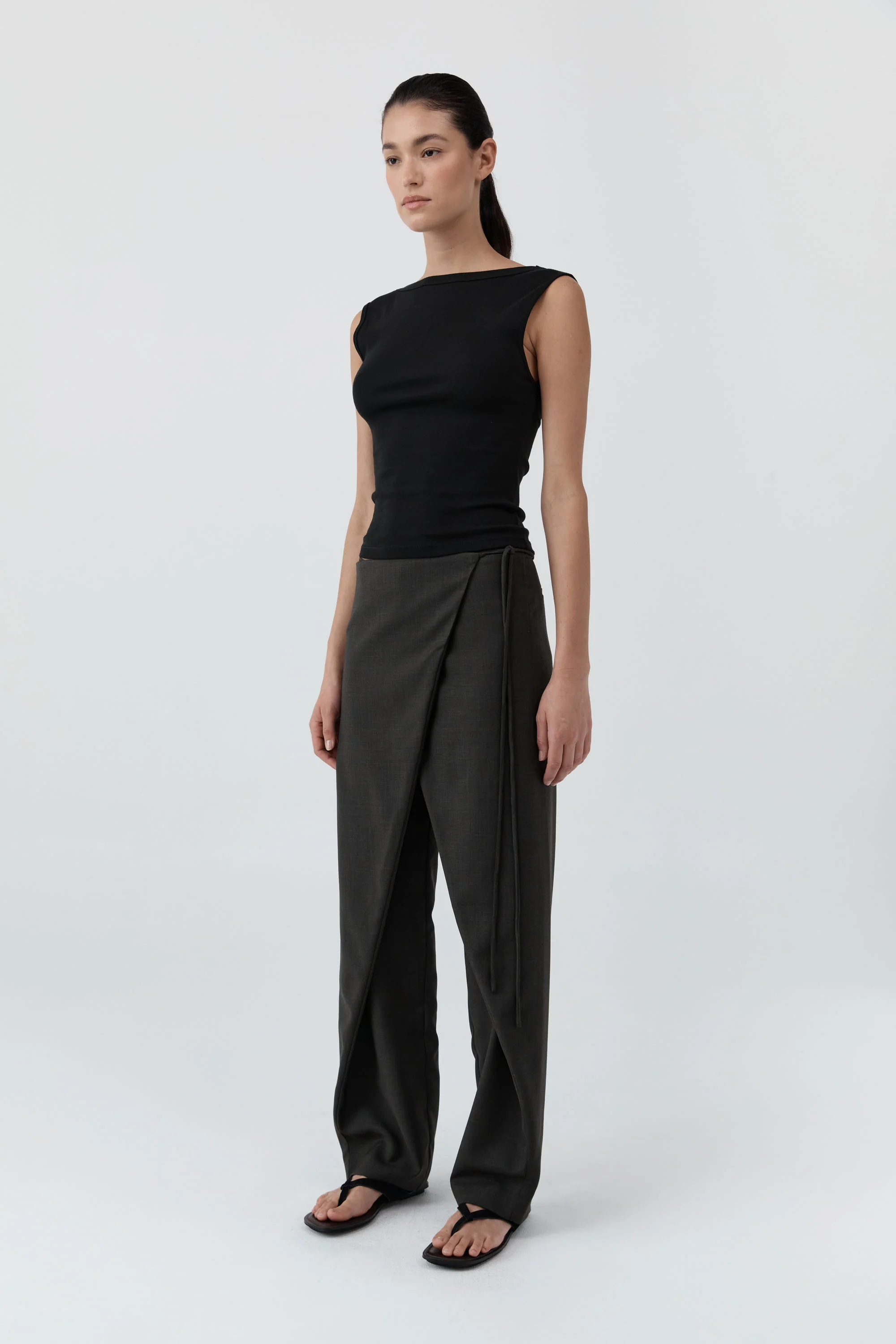 Organic Cotton Ballerina Top | Jet Black - Image 3