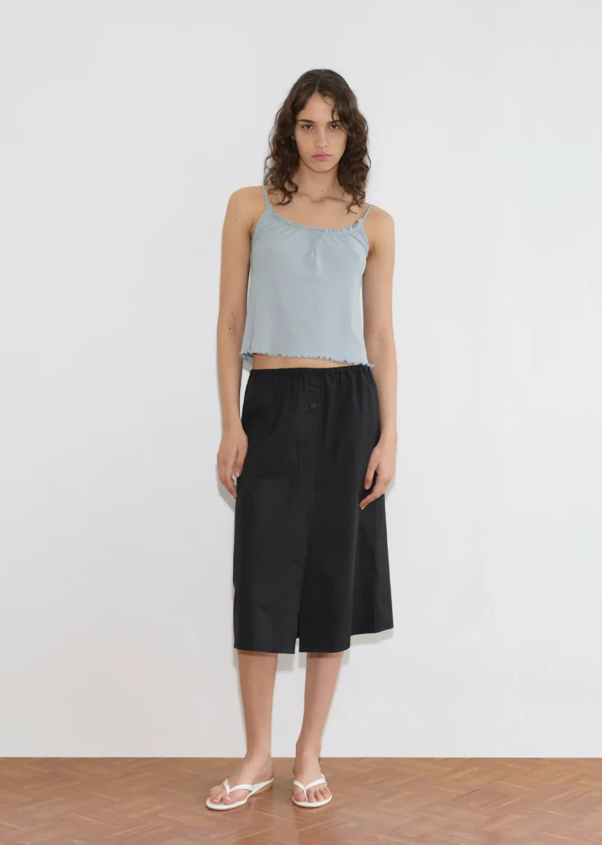 Overlap Skirt | Black