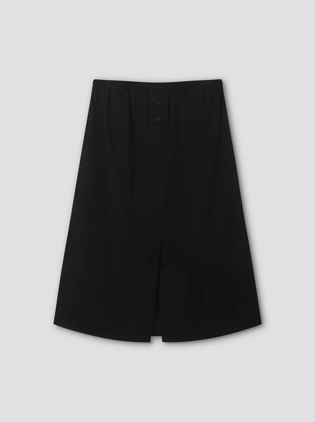 Overlap Skirt | Black - Image 2