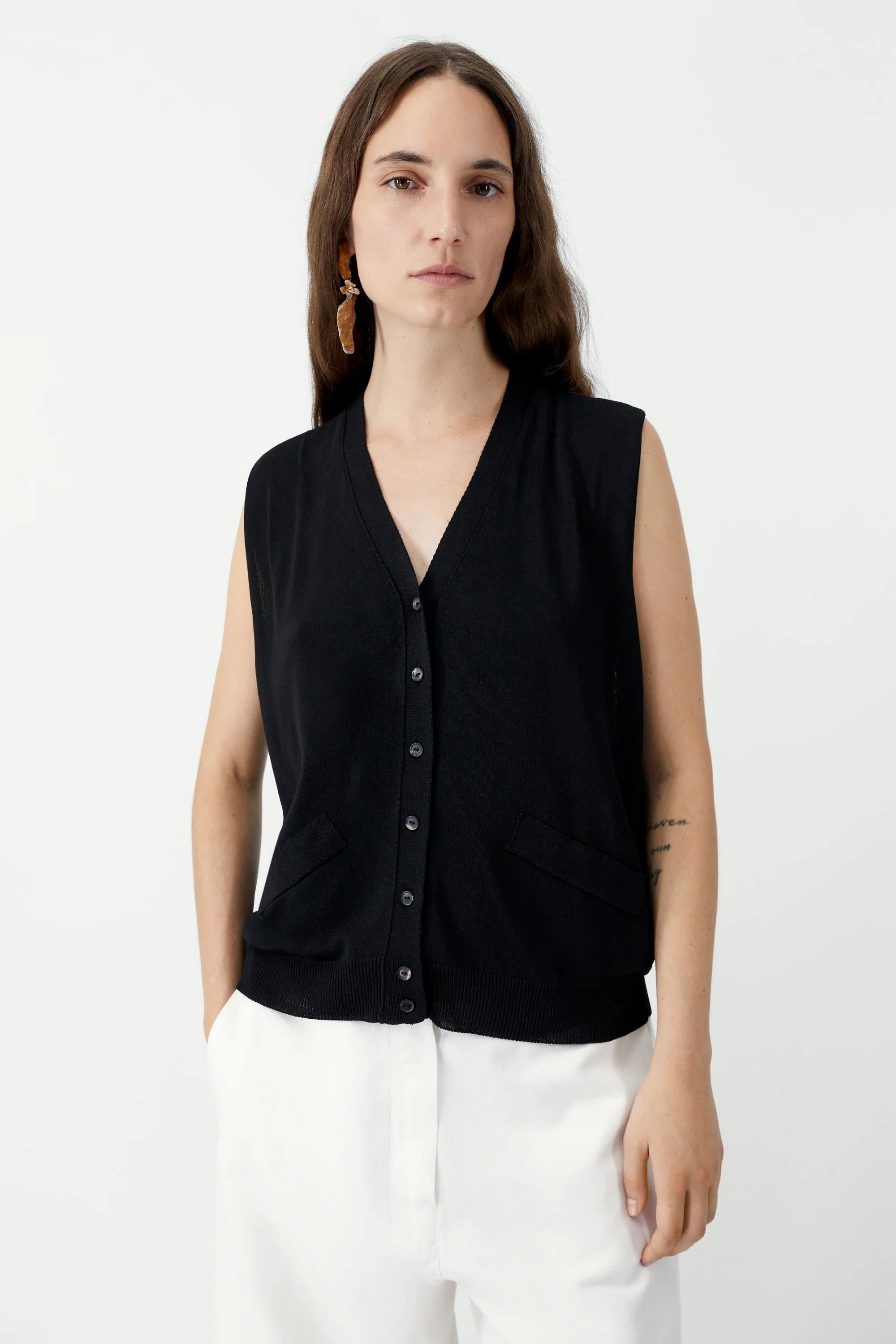Oversize Waistcoat | Black - Image 2