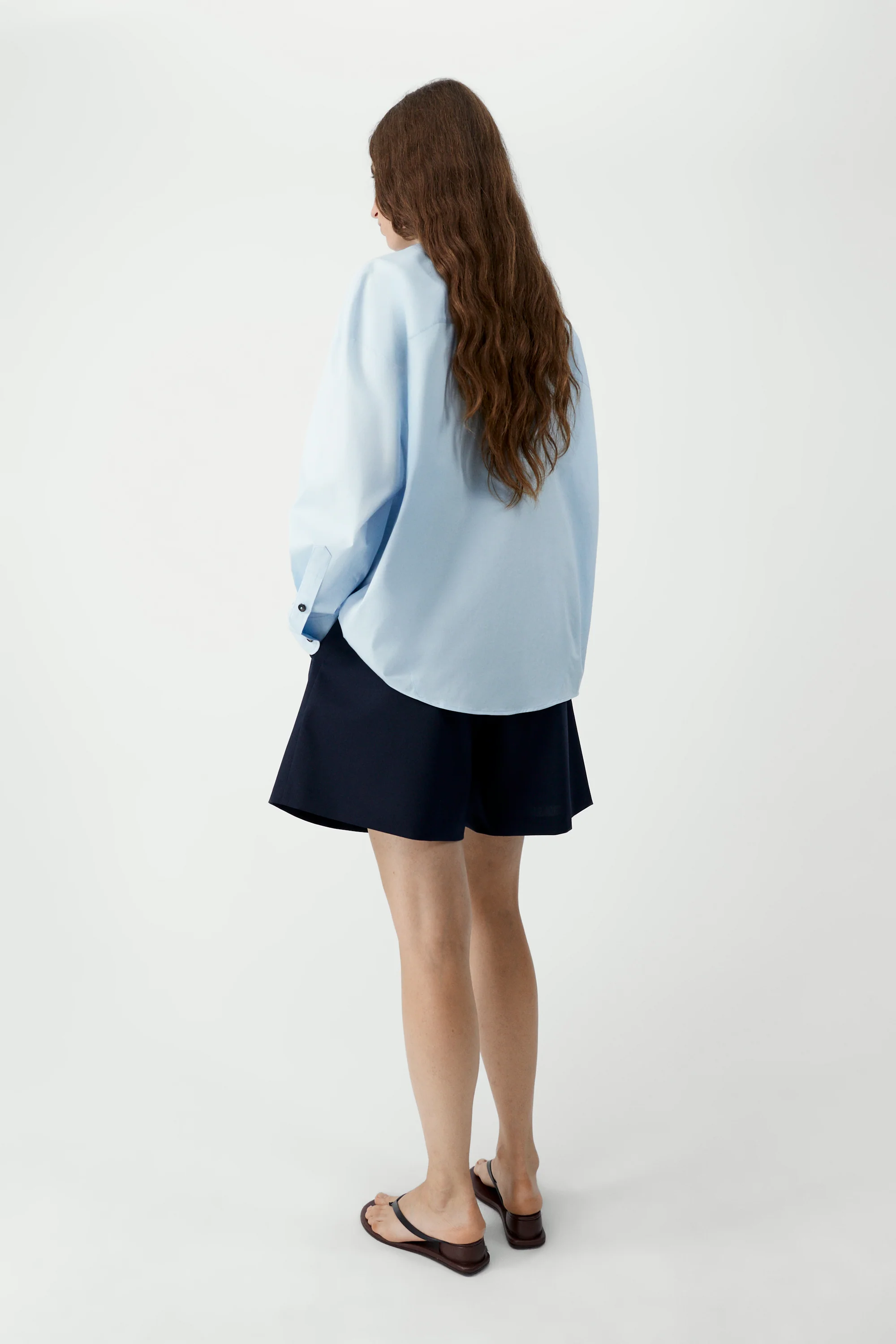 Oversized Shirt | Light Blue - Image 4
