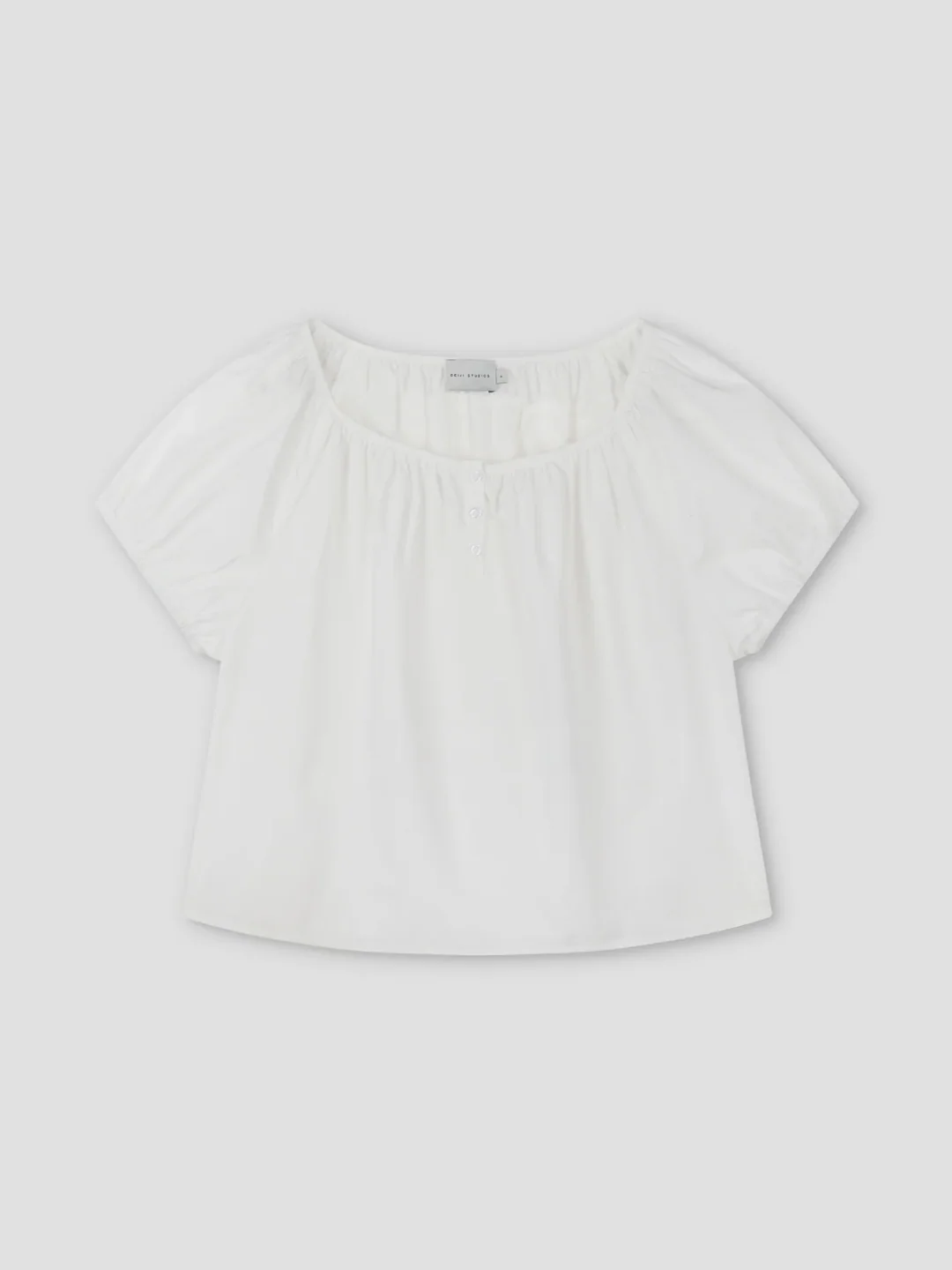Poplin Tee Shirt | White - Image 2