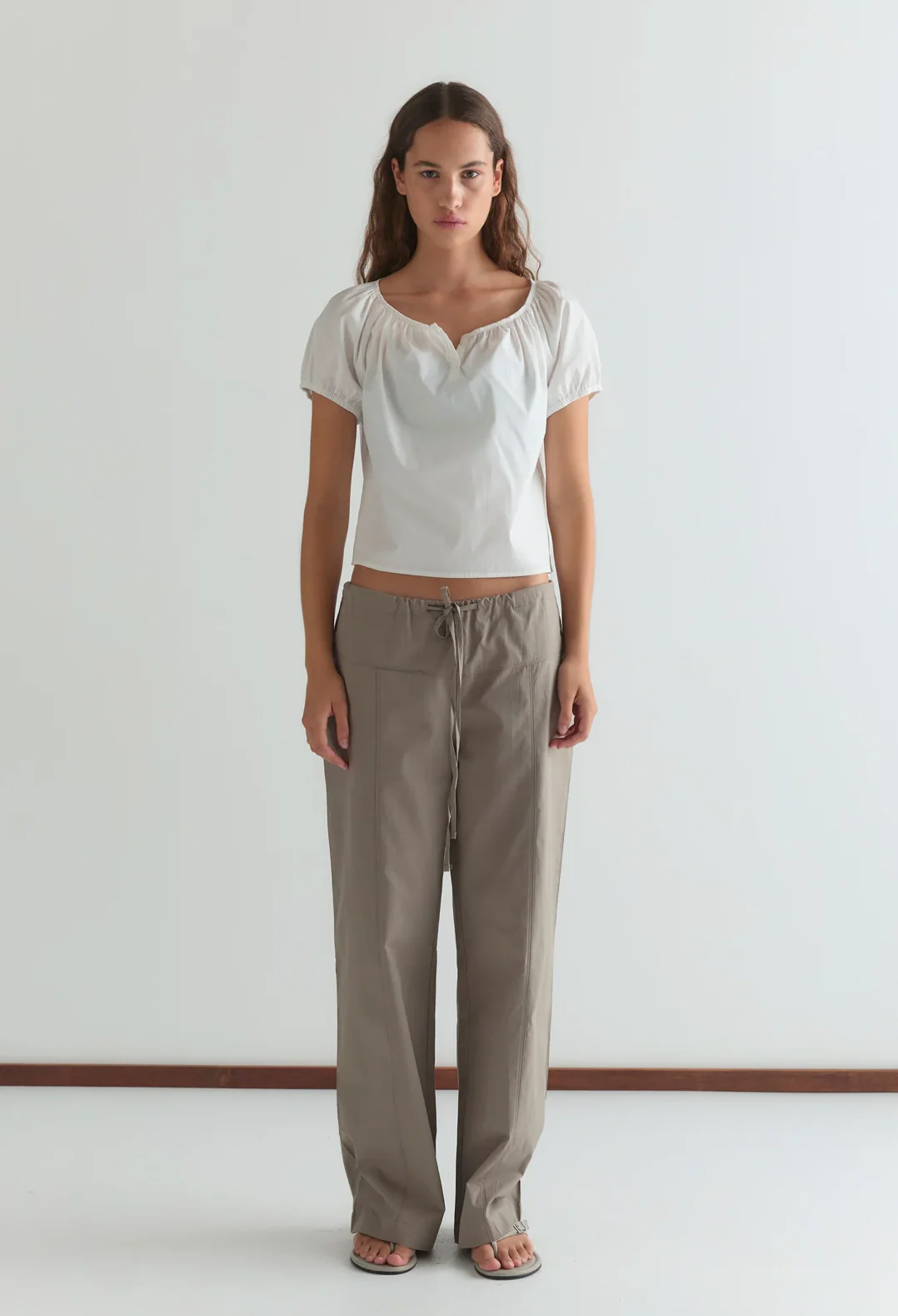 Poplin Tee Shirt | White - Image 3