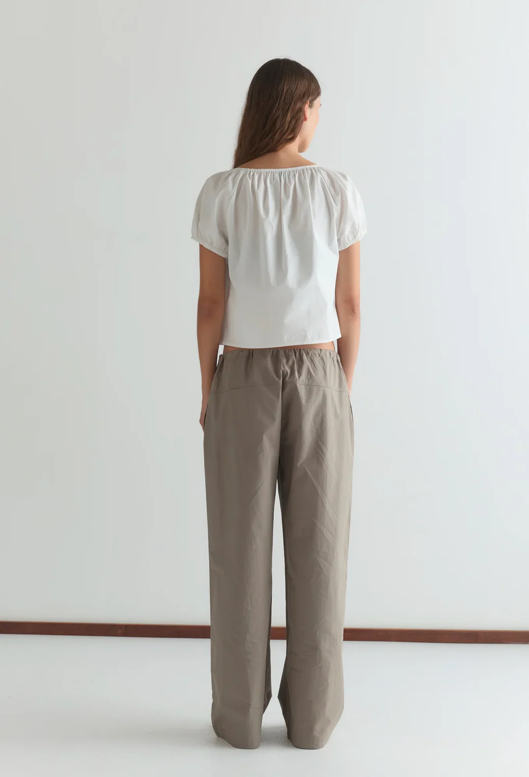 Poplin Tee Shirt | White - Image 4