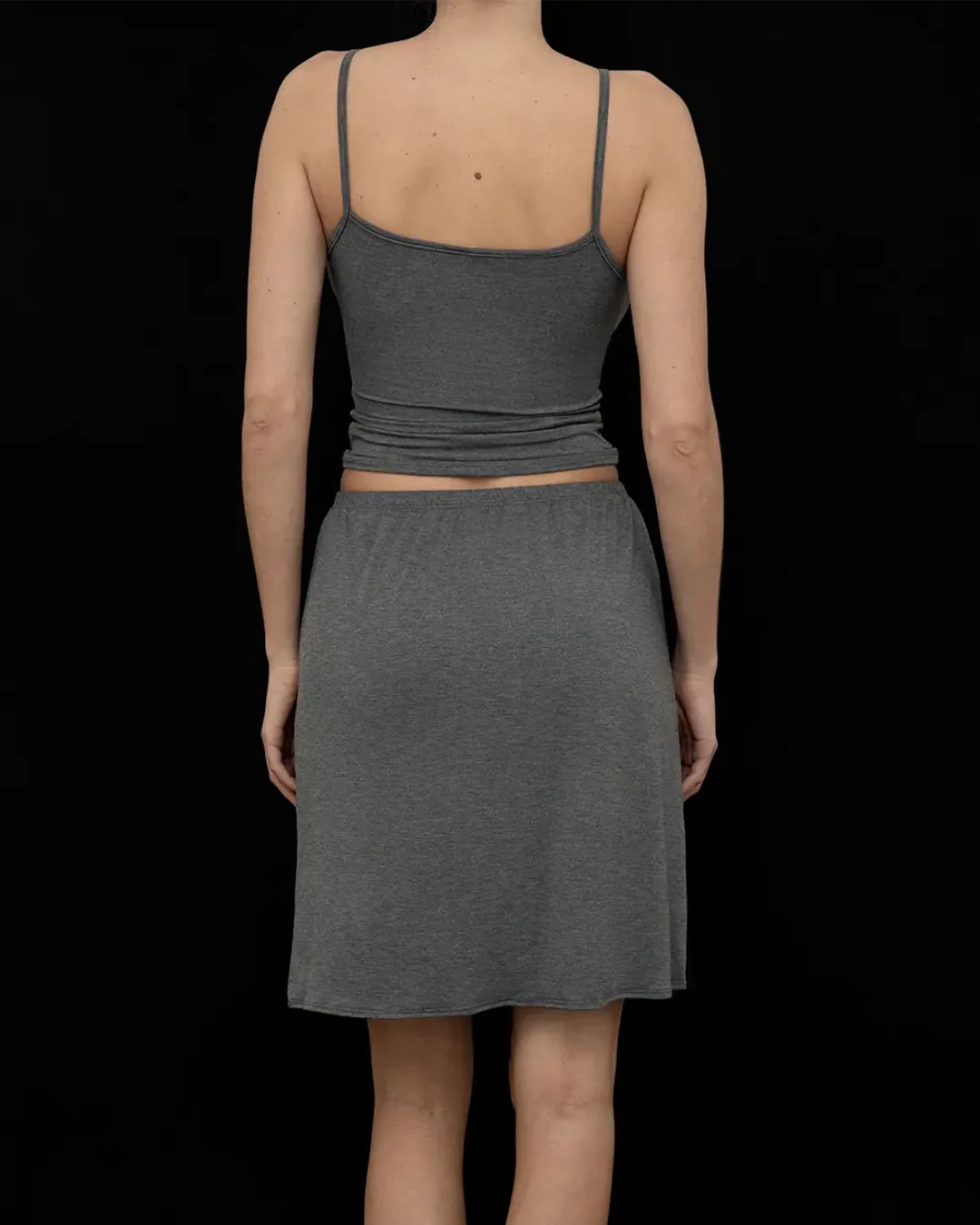 Recline Skirt | Charcoal - Image 3