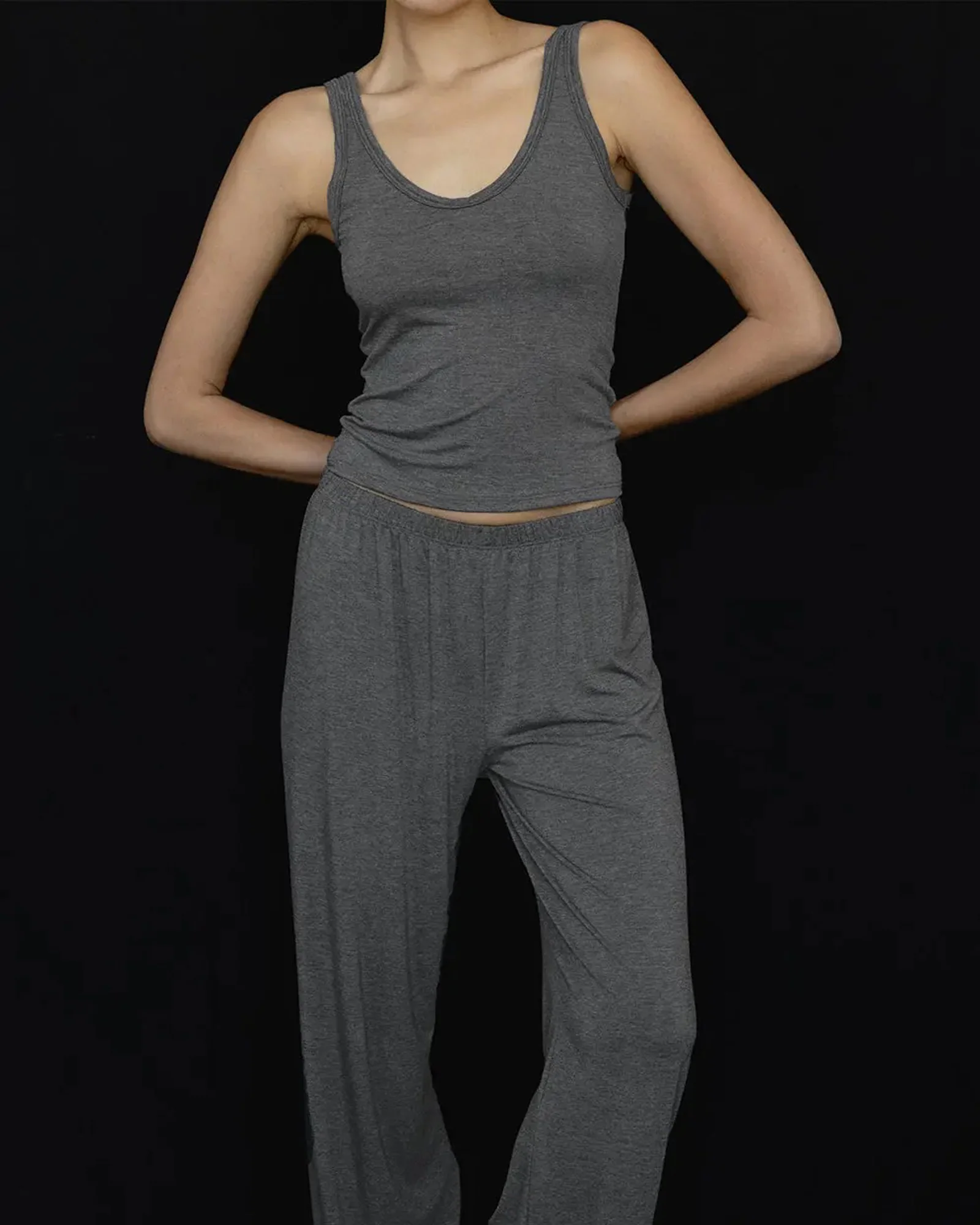 Recline Tank | Charcoal - Image 2