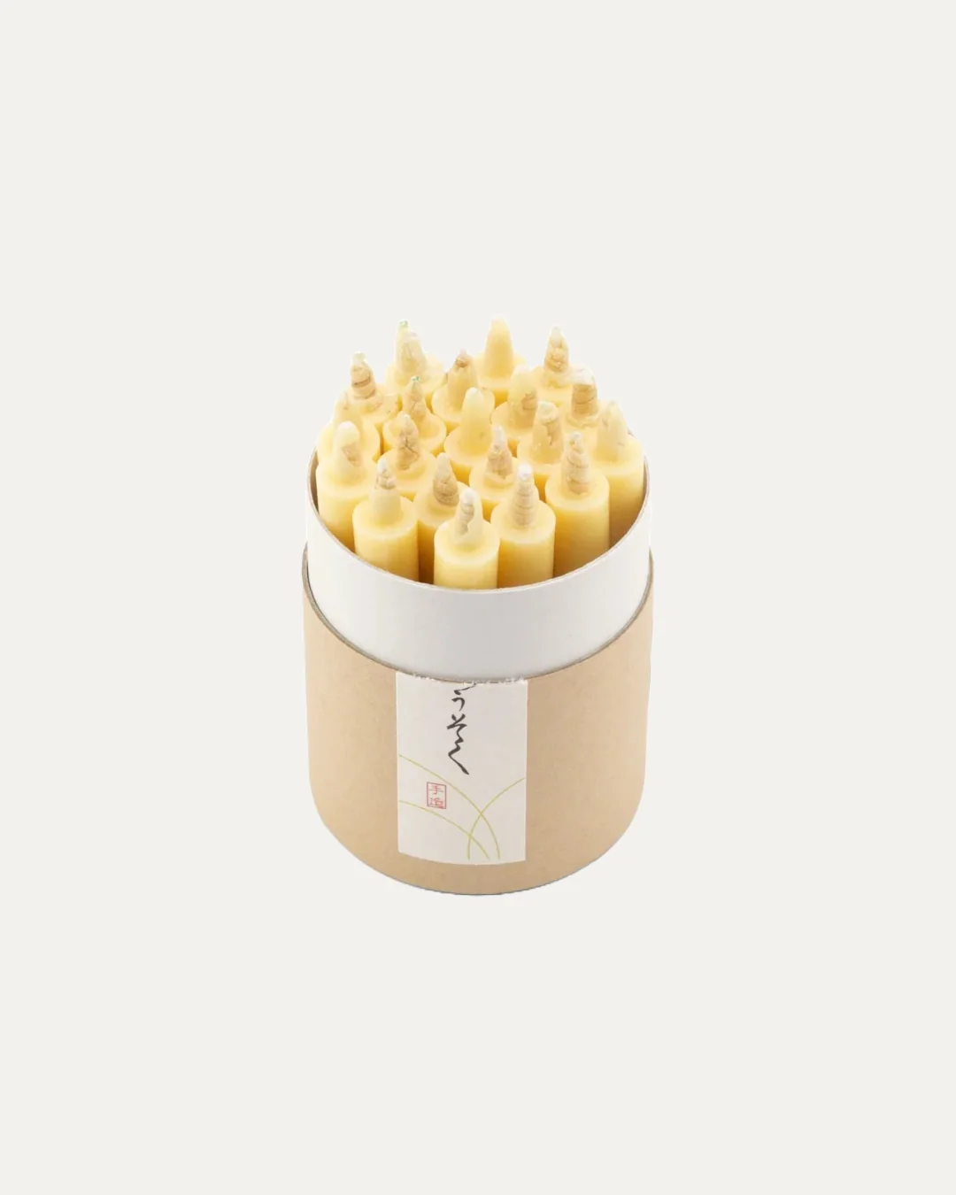 Rice Wax Candles | Set of 20 - Image 4