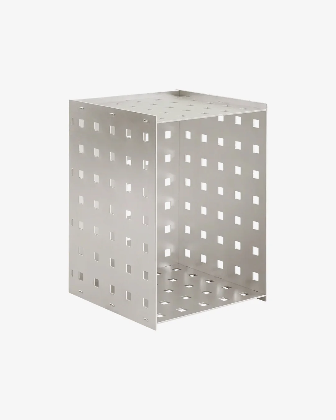 Rivet Box Table | Perforated Aluminium