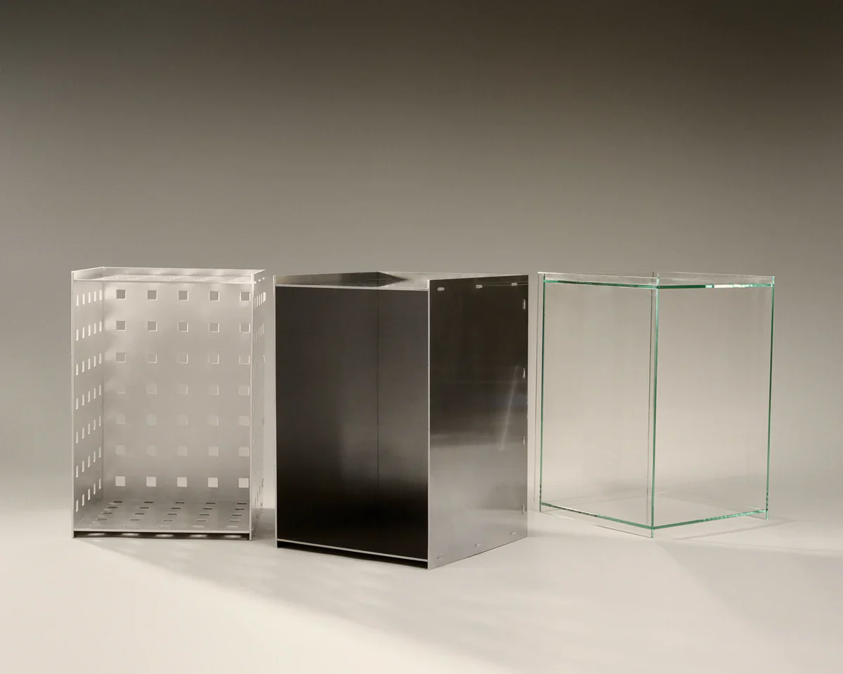 Rivet Box Table | Perforated Aluminium - Image 3