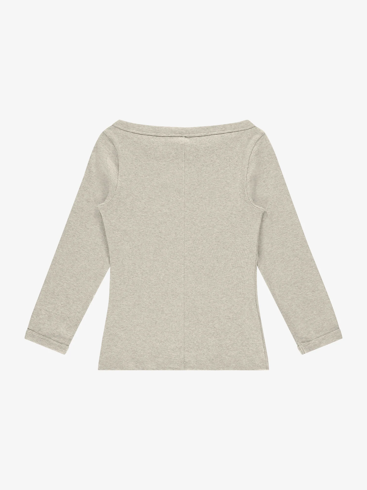 Steffi Tee | Heather Grey - Image 2