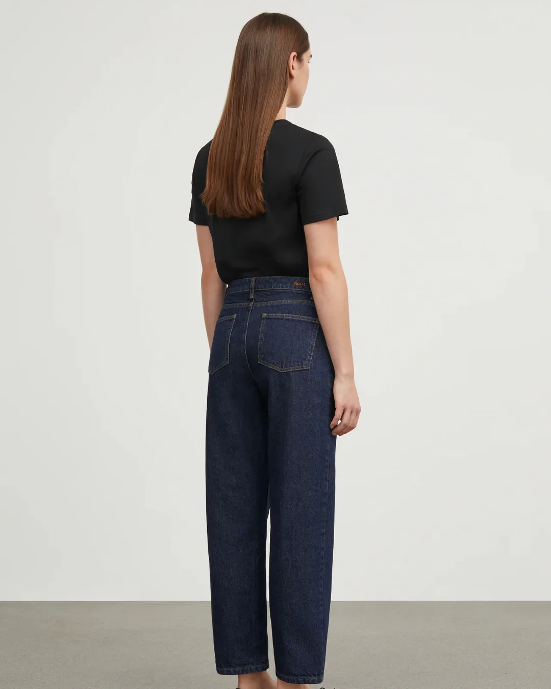 Allison Cropped Jeans | Indigo Blue Denim - Image 3