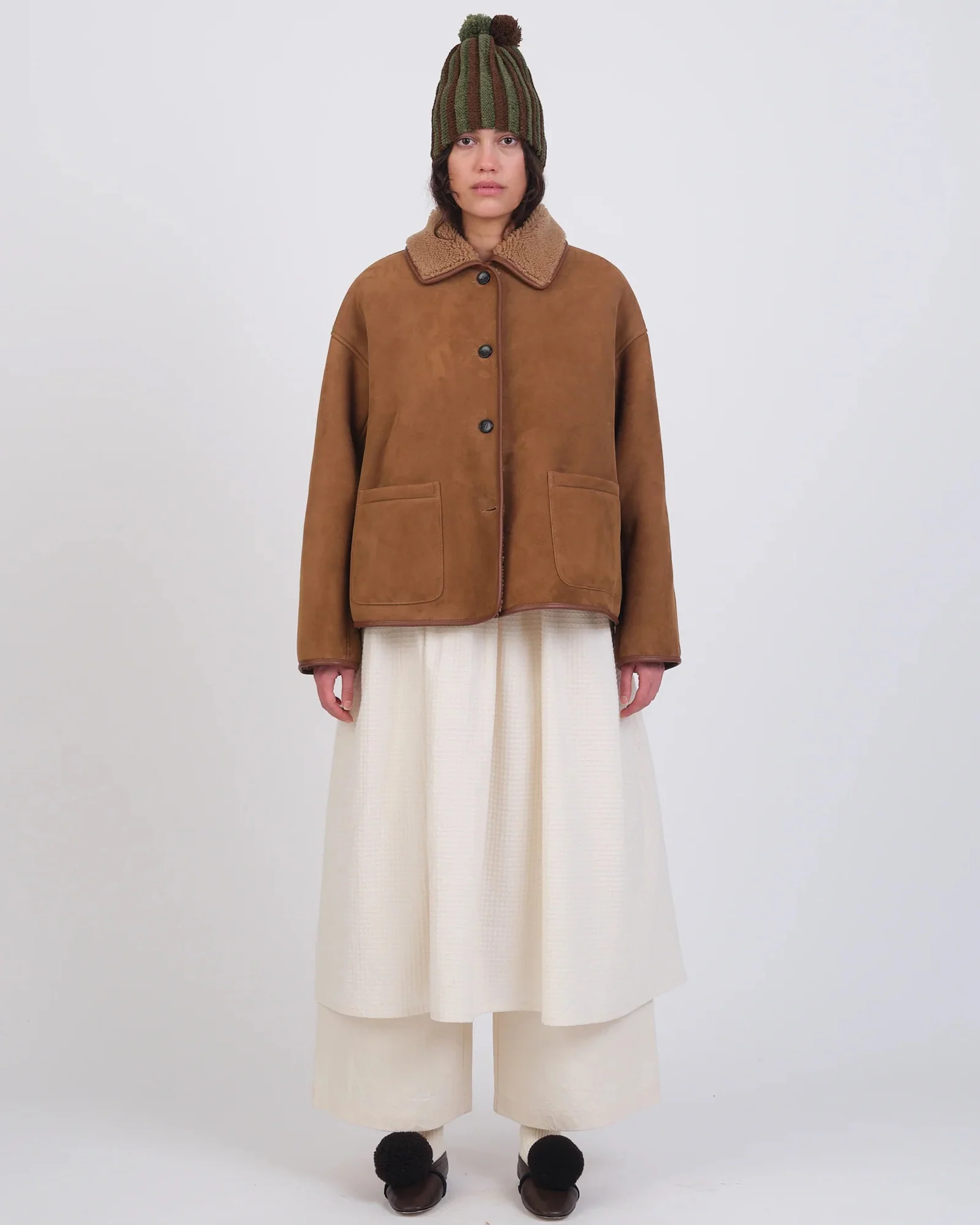 Suede Avis Jacket |Â Tan