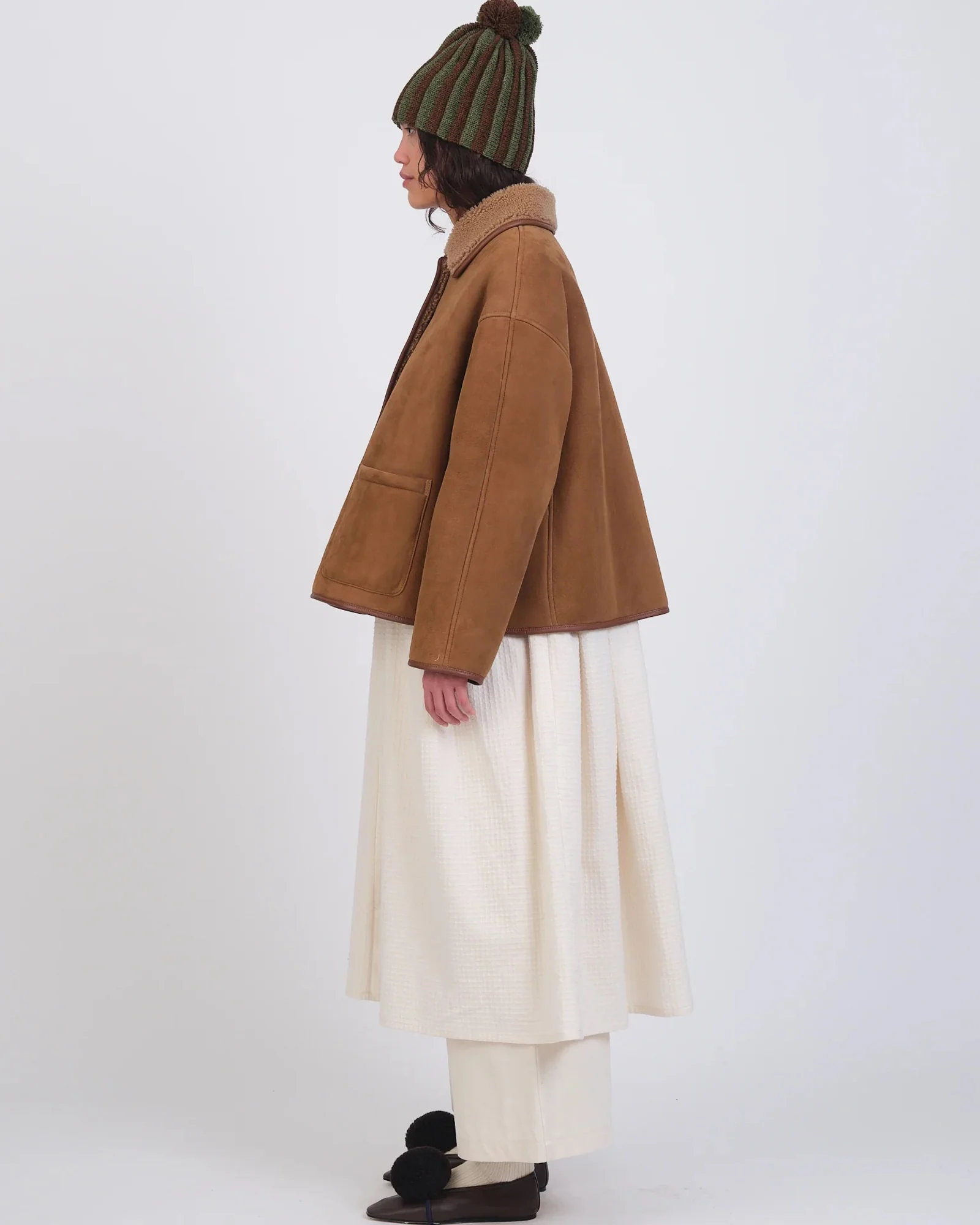Suede Avis Jacket |Â Tan - Image 3