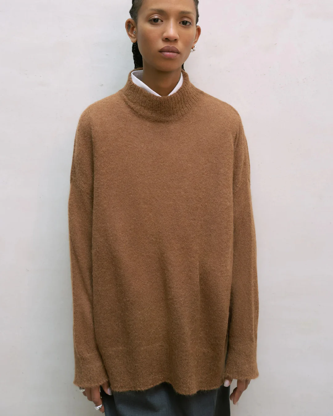 Suri Turtleneck Sweater | Camel - Image 2