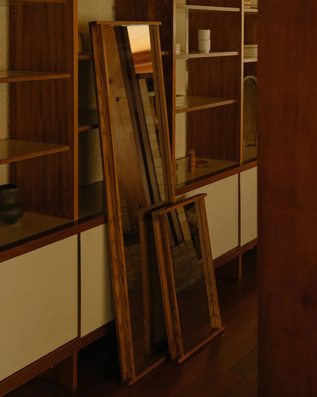 Symmetry Mirror |Â Honey Ash Wood | Large - Image 3
