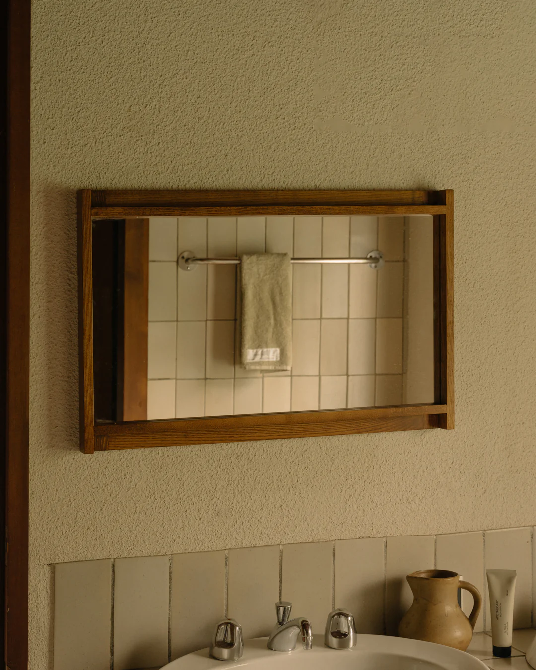 Symmetry Mirror |Â Honey Ash Wood | Small - Image 4
